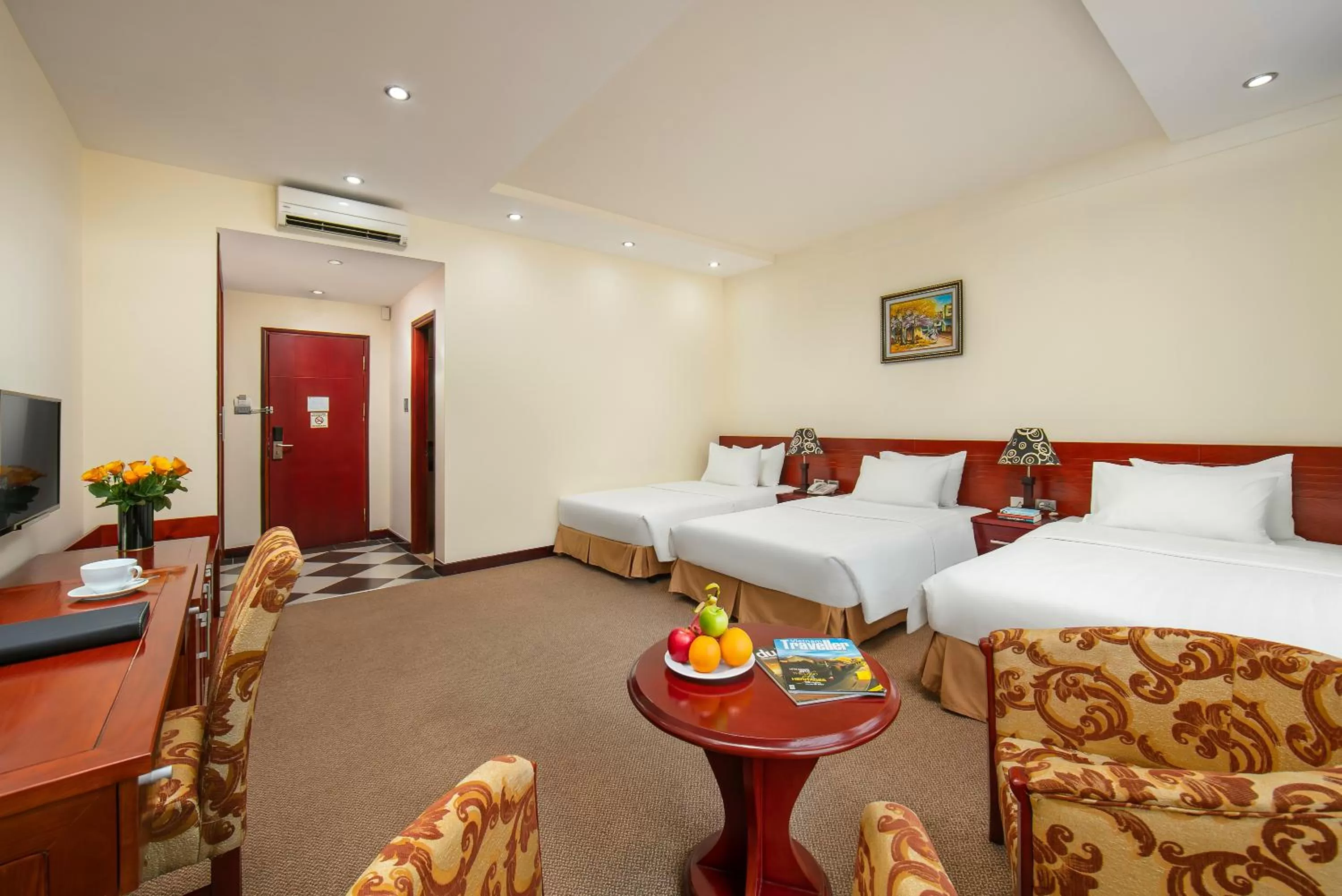 Bed in Hoa Dao Hotel