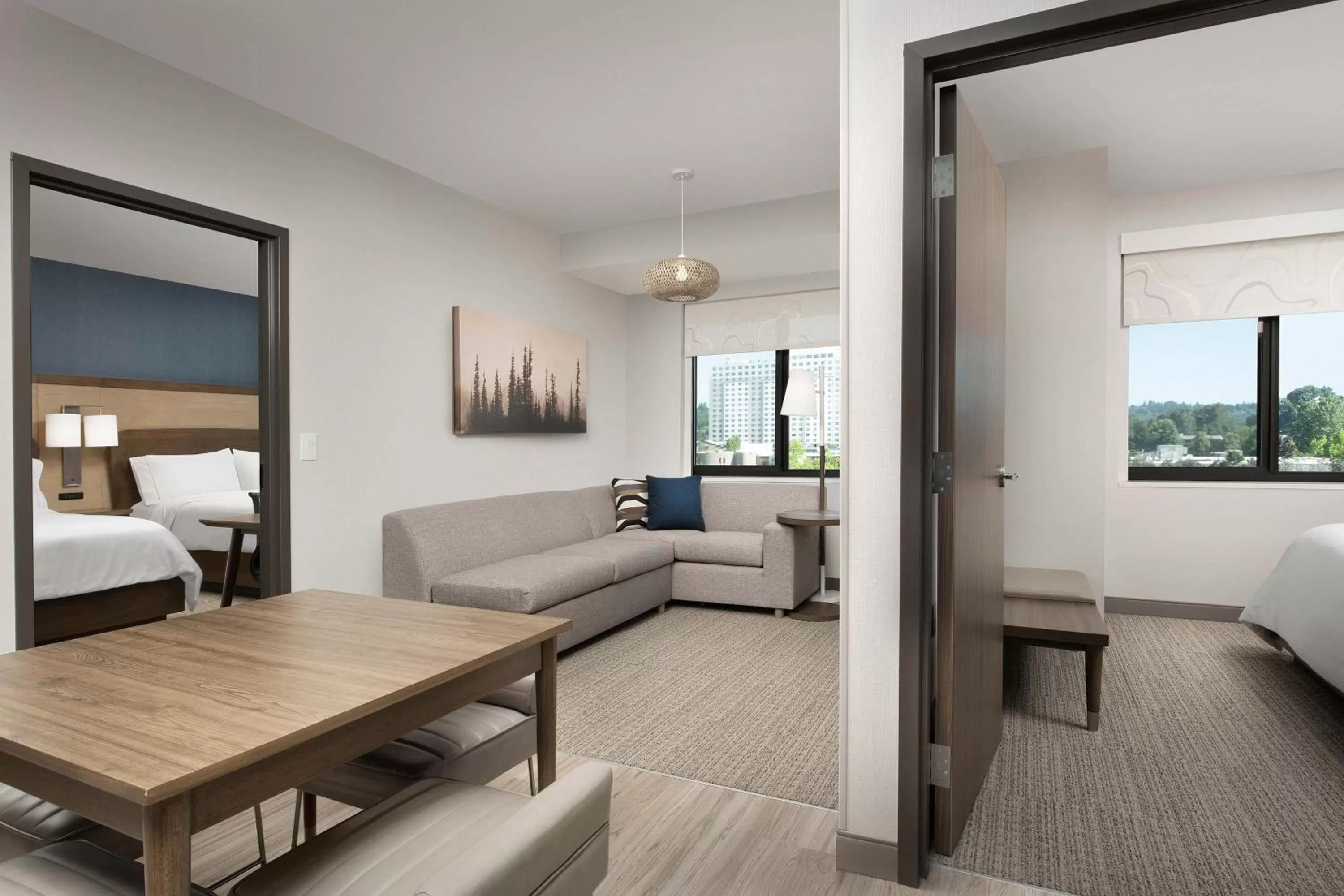 Bedroom, Bed in Element Seattle Sea-Tac Airport