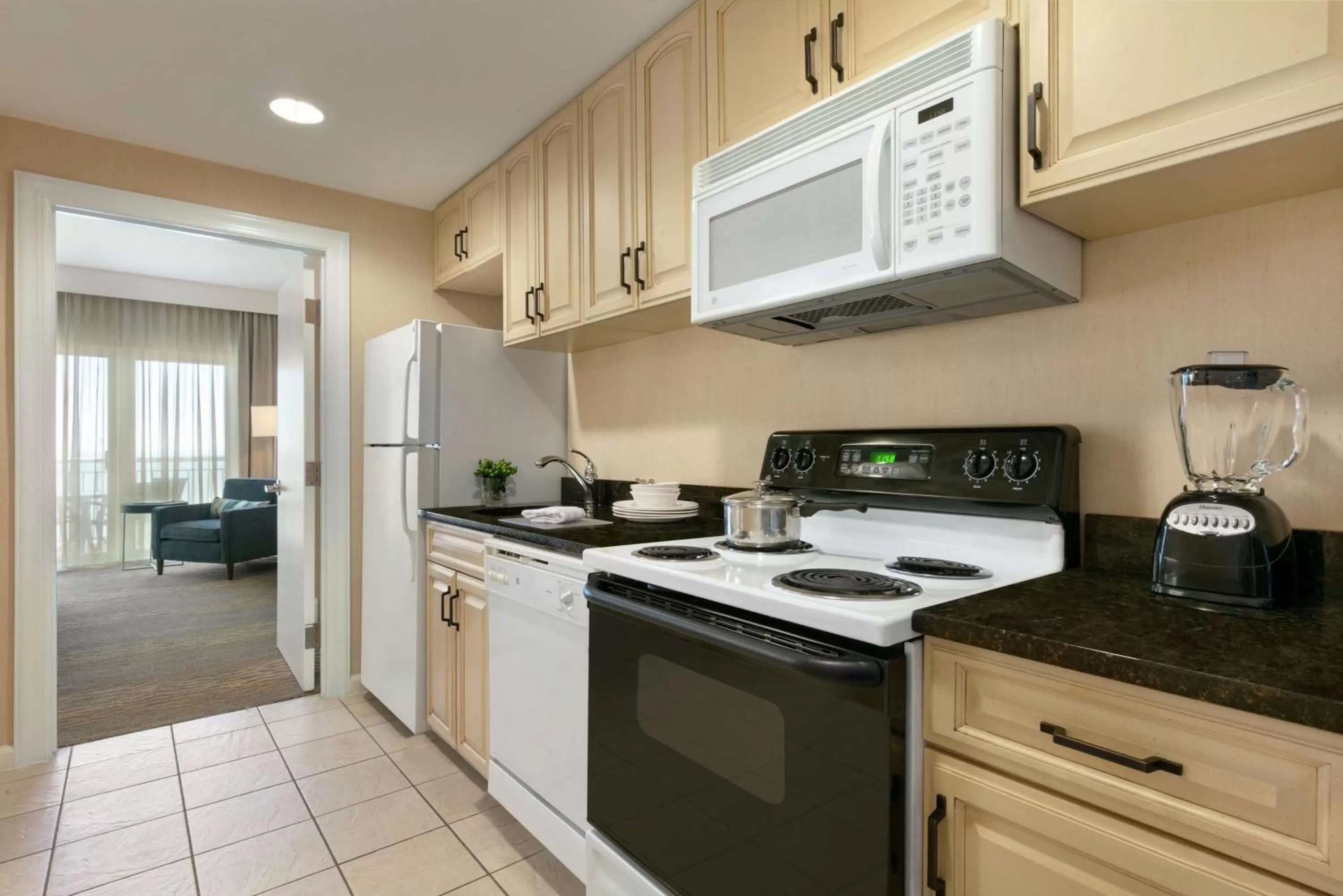 Bedroom in Hilton Suites Ocean City Oceanfront