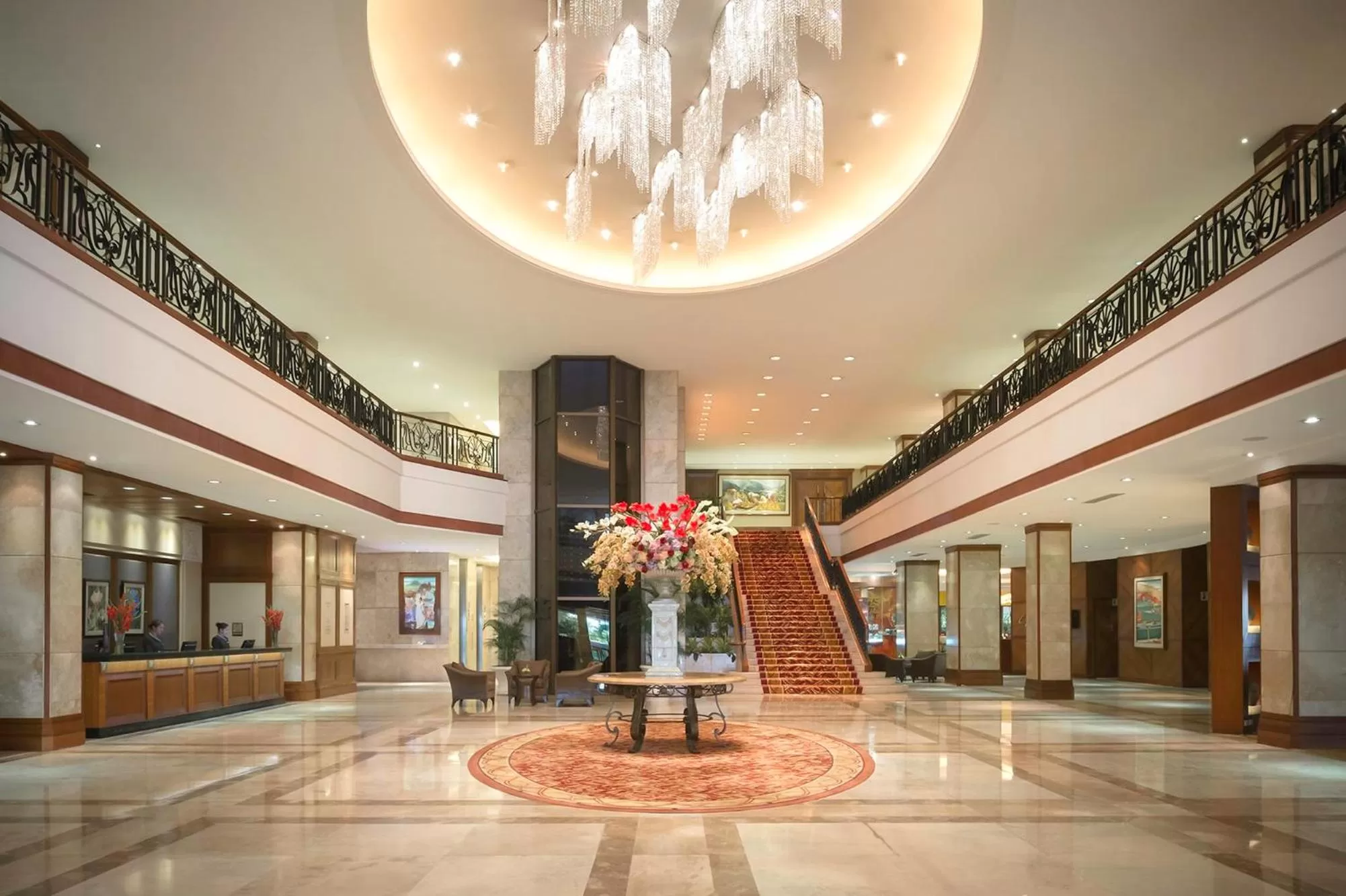 Lobby or reception in Marco Polo Plaza Cebu