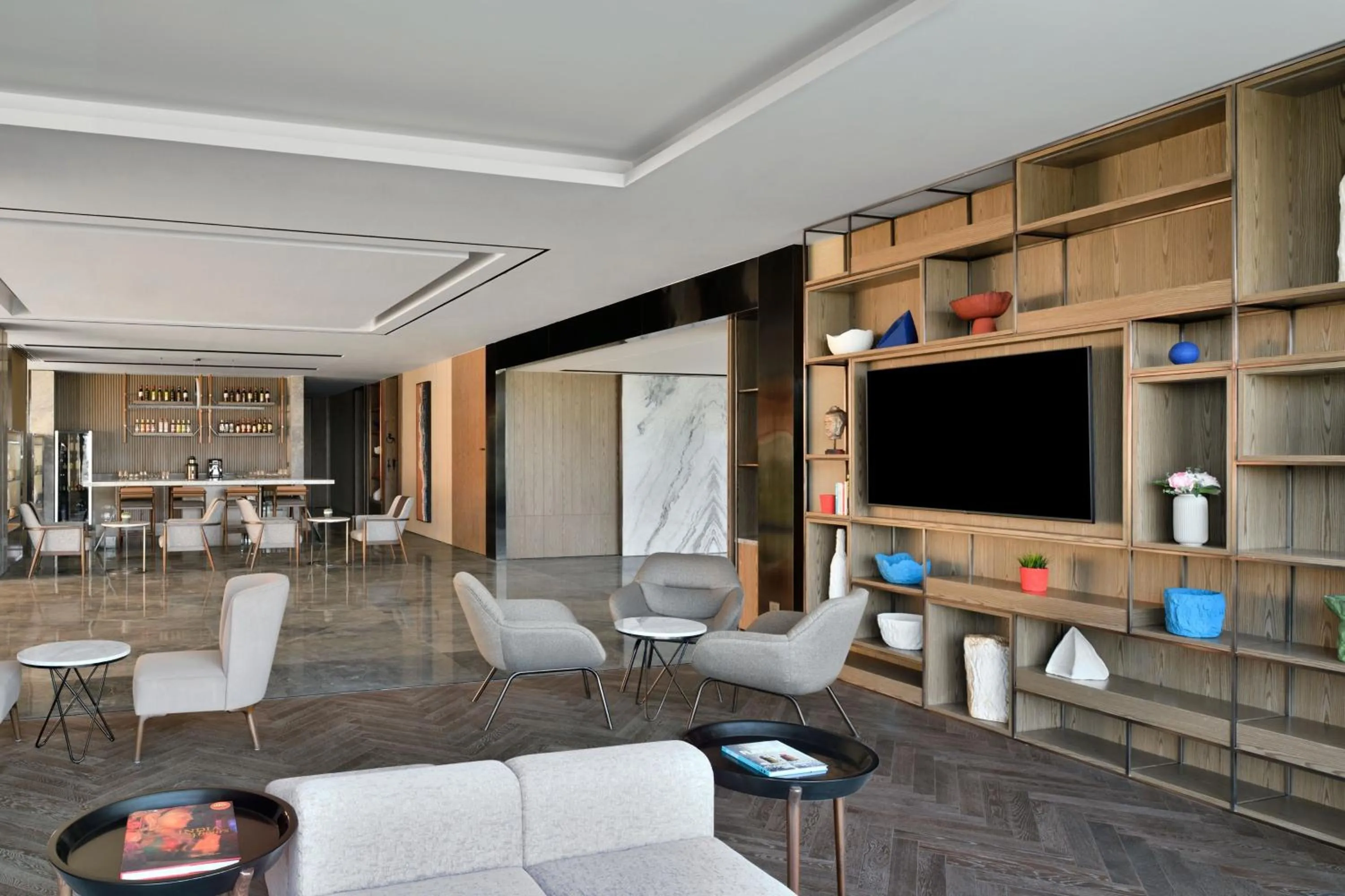 Lobby or reception in Marriott Executive Apartments Navi Mumbai