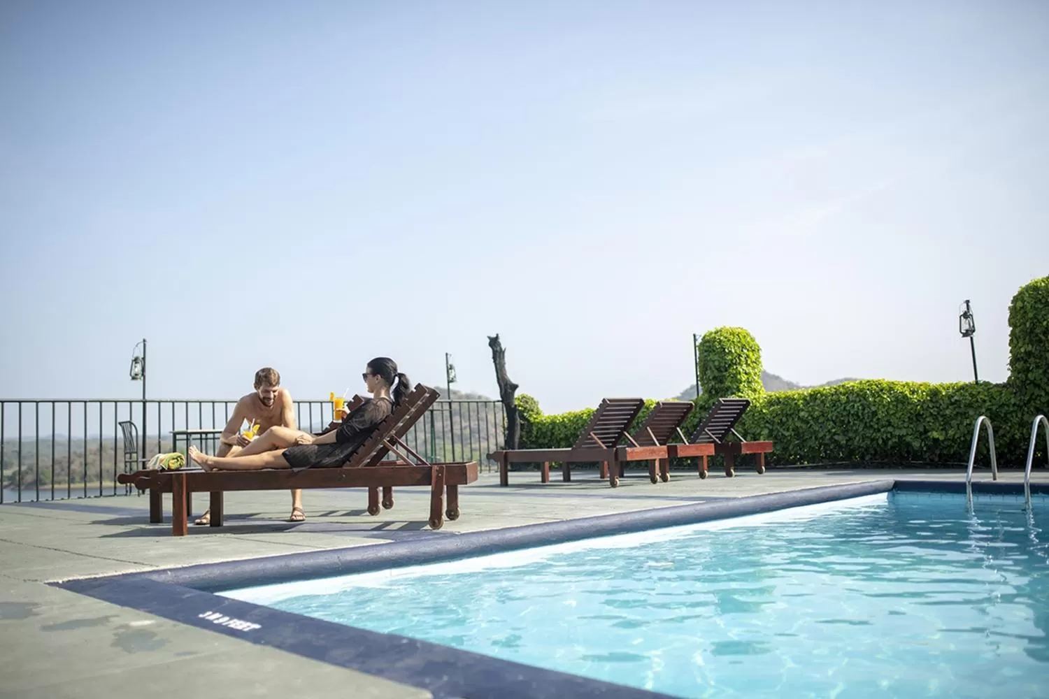 Swimming pool in Lavendish Lake Giritale - Former Giritale Hotel