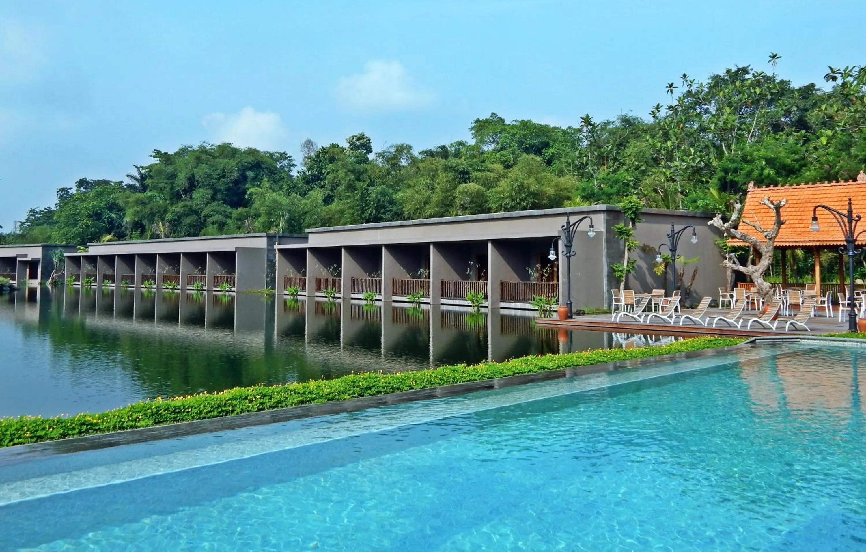 Pool view in The Westlake Hotel & Resort Yogyakarta