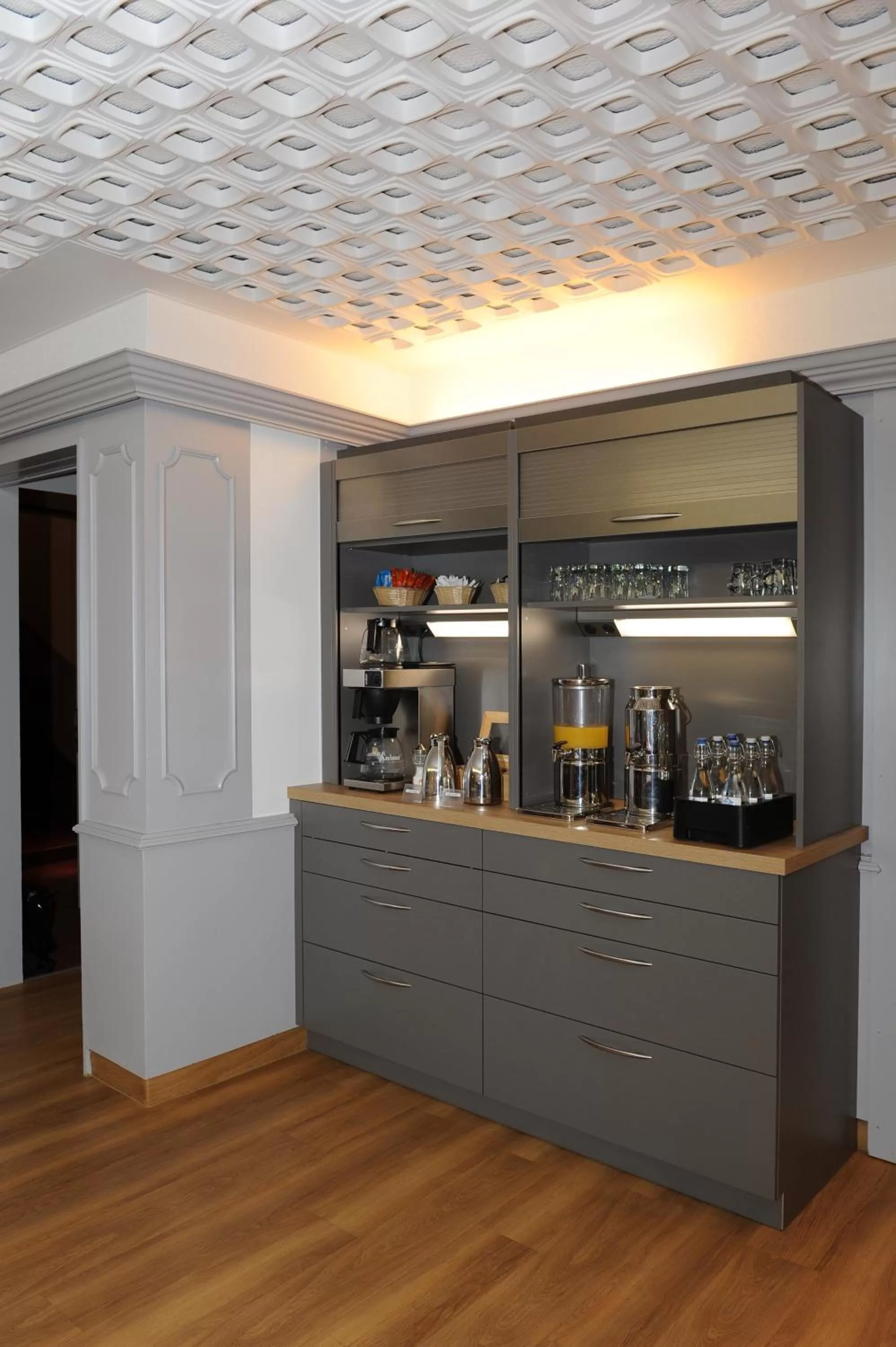 Buffet breakfast in La Dent-du-Midi Hôtel & Restaurant