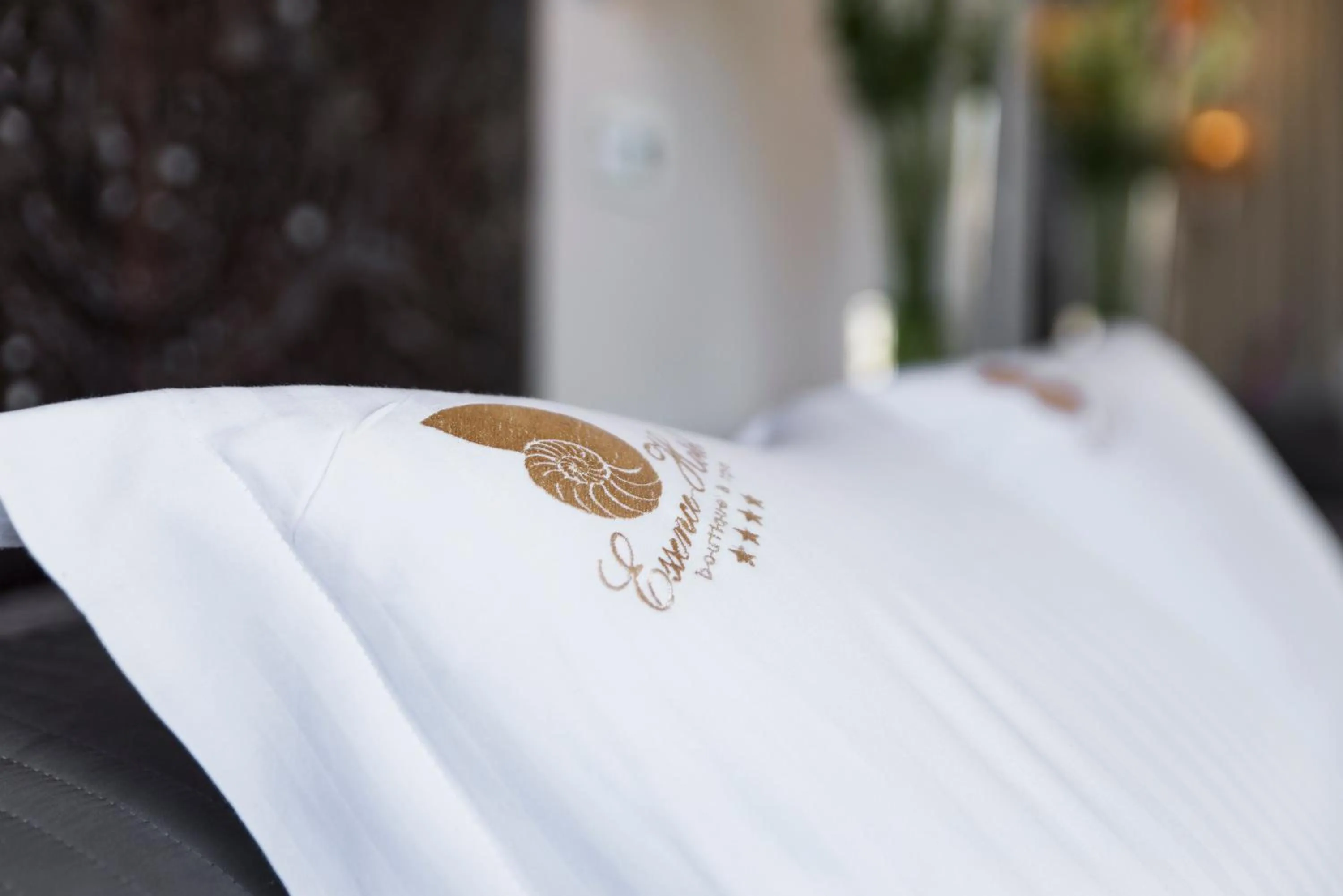 Decorative detail, Bed in Essence Hotel Boutique