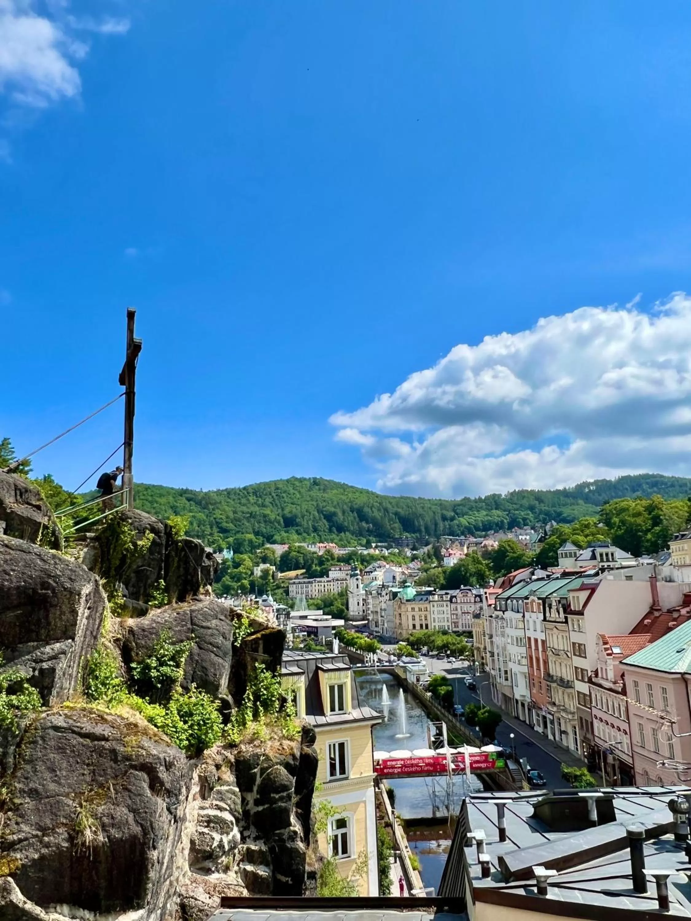 City view in Zlatý Sloup