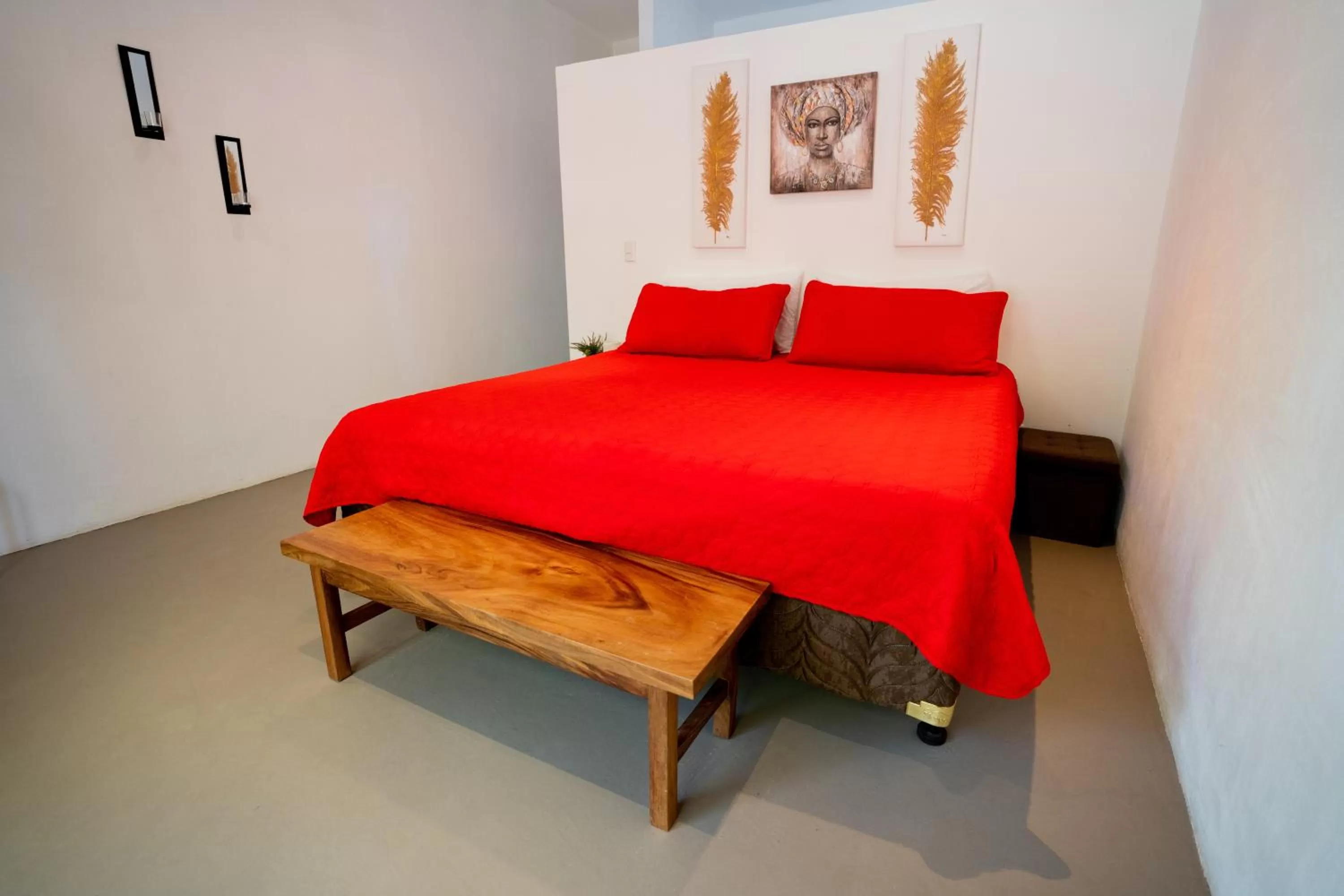 Bed in Antema Lodge Secteur Tamarindo, piscine, yoga, gym, jungle et paix