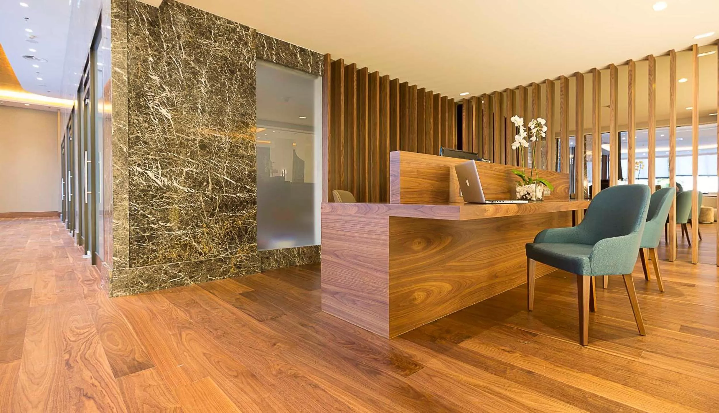 Lobby or reception in Makedonia Palace