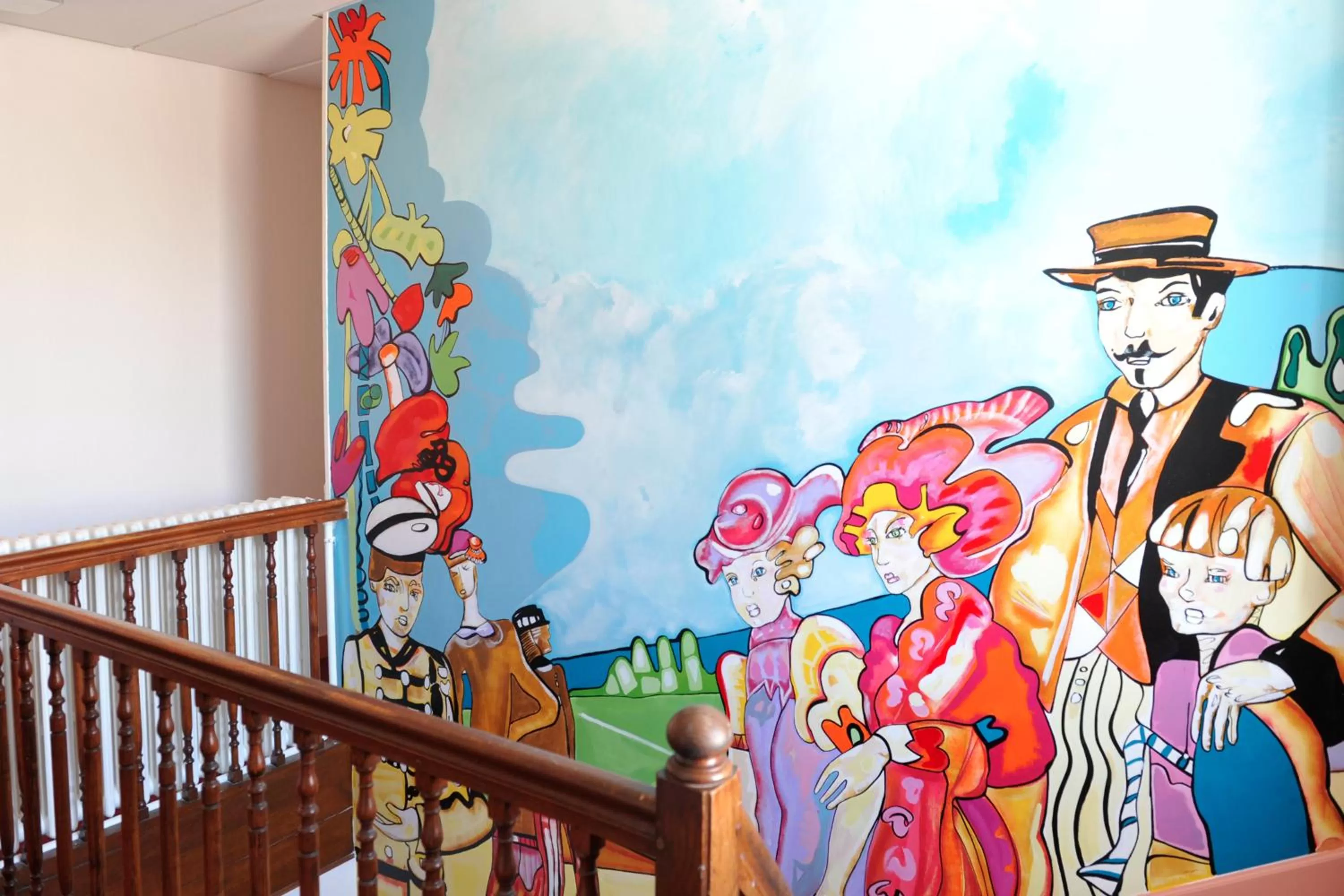 Decorative detail in Hotel le Faisan