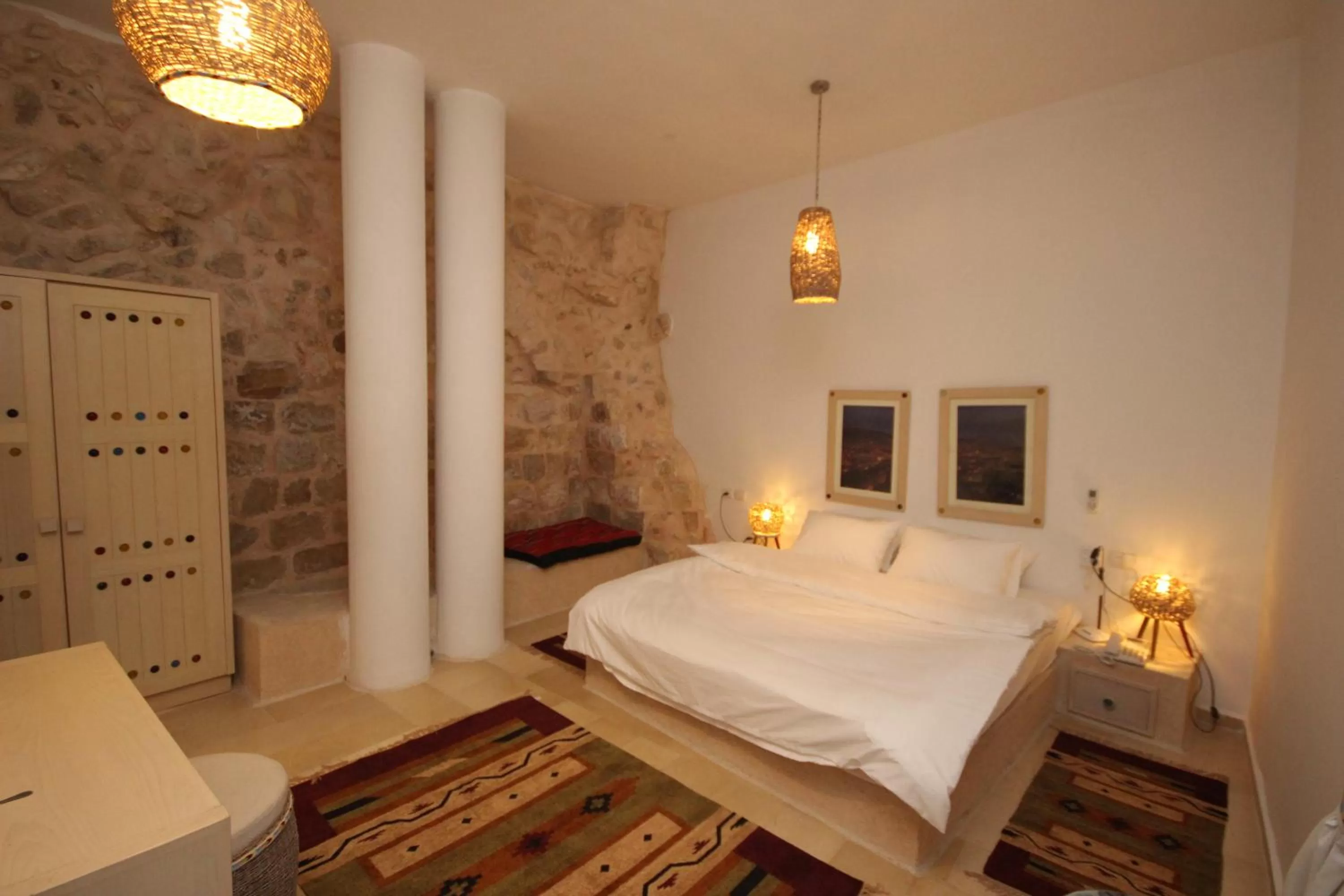 Bed in Khan Alwakala Hotel