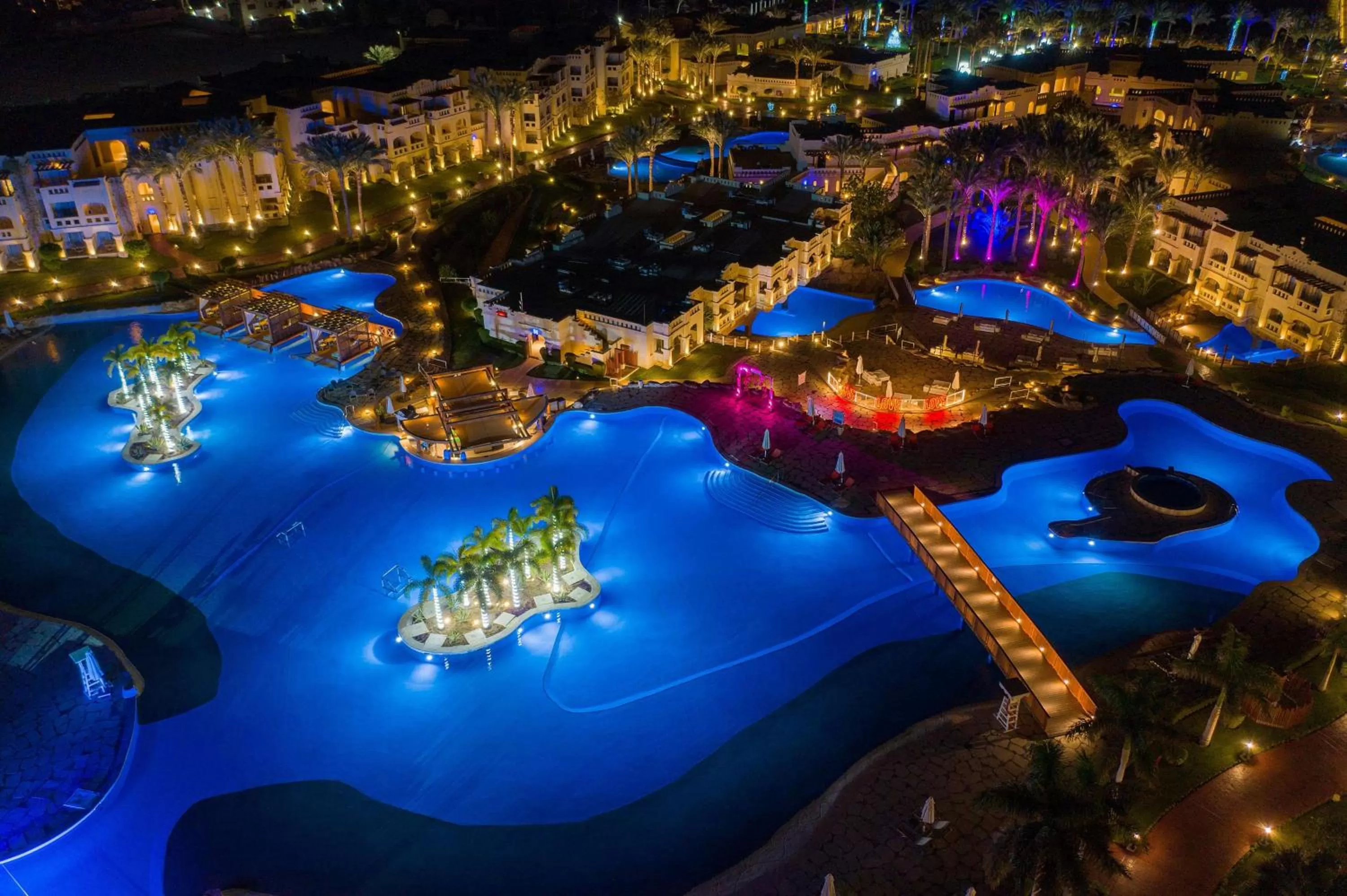 Pool view, Bird's-eye View in Rixos Sharm El Sheikh - Ultra All Inclusive Adults Only 18 Plus