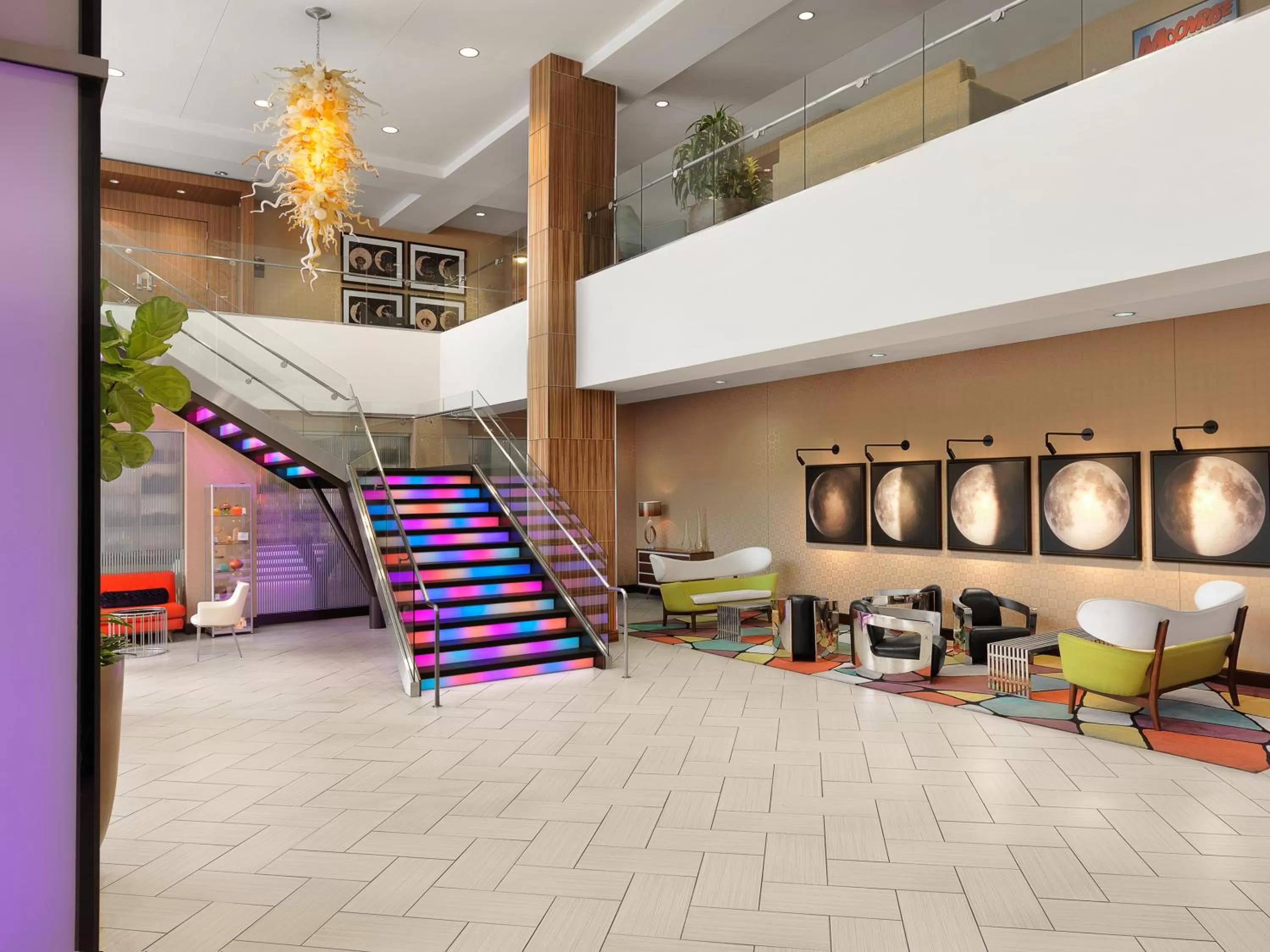 Lobby or reception in The Moonrise Hotel