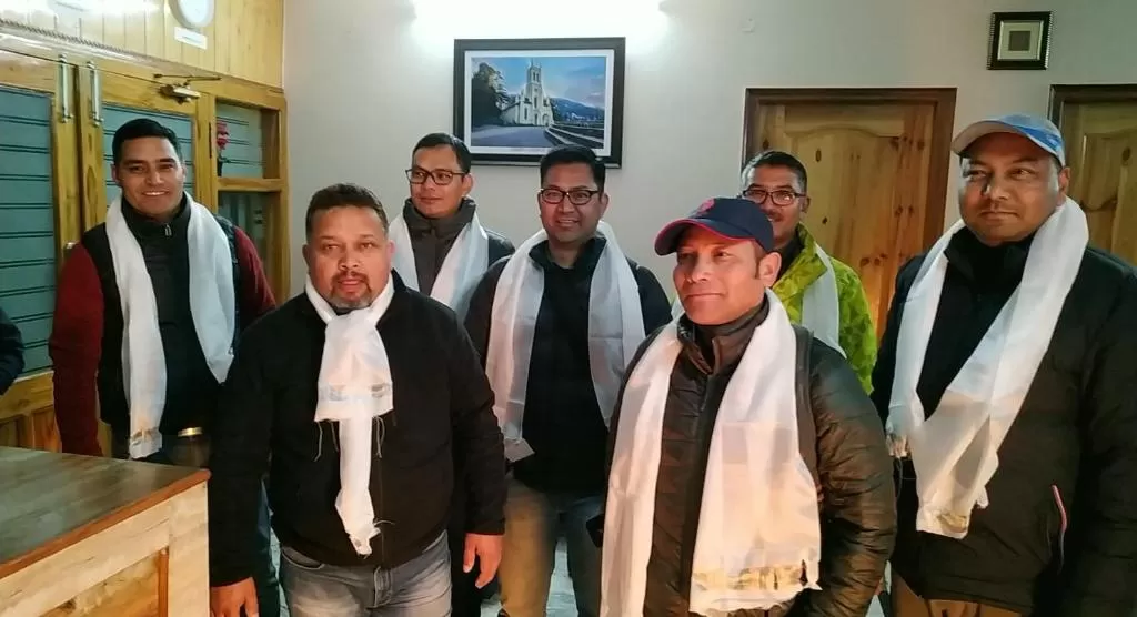 group of guests in Sai Cottage Shimla