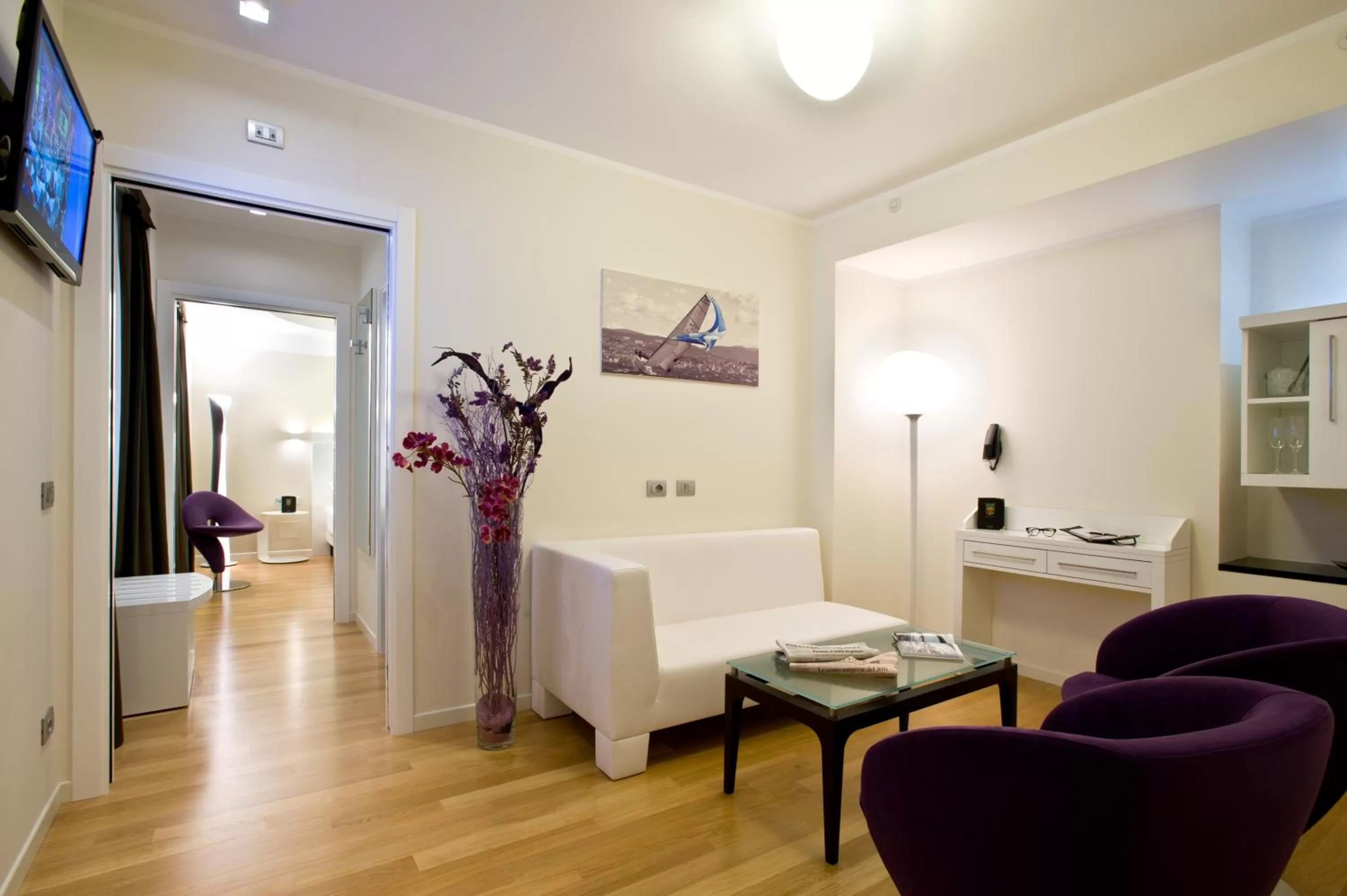 Living room in Hotel Coppe Trieste - Boutique Hotel