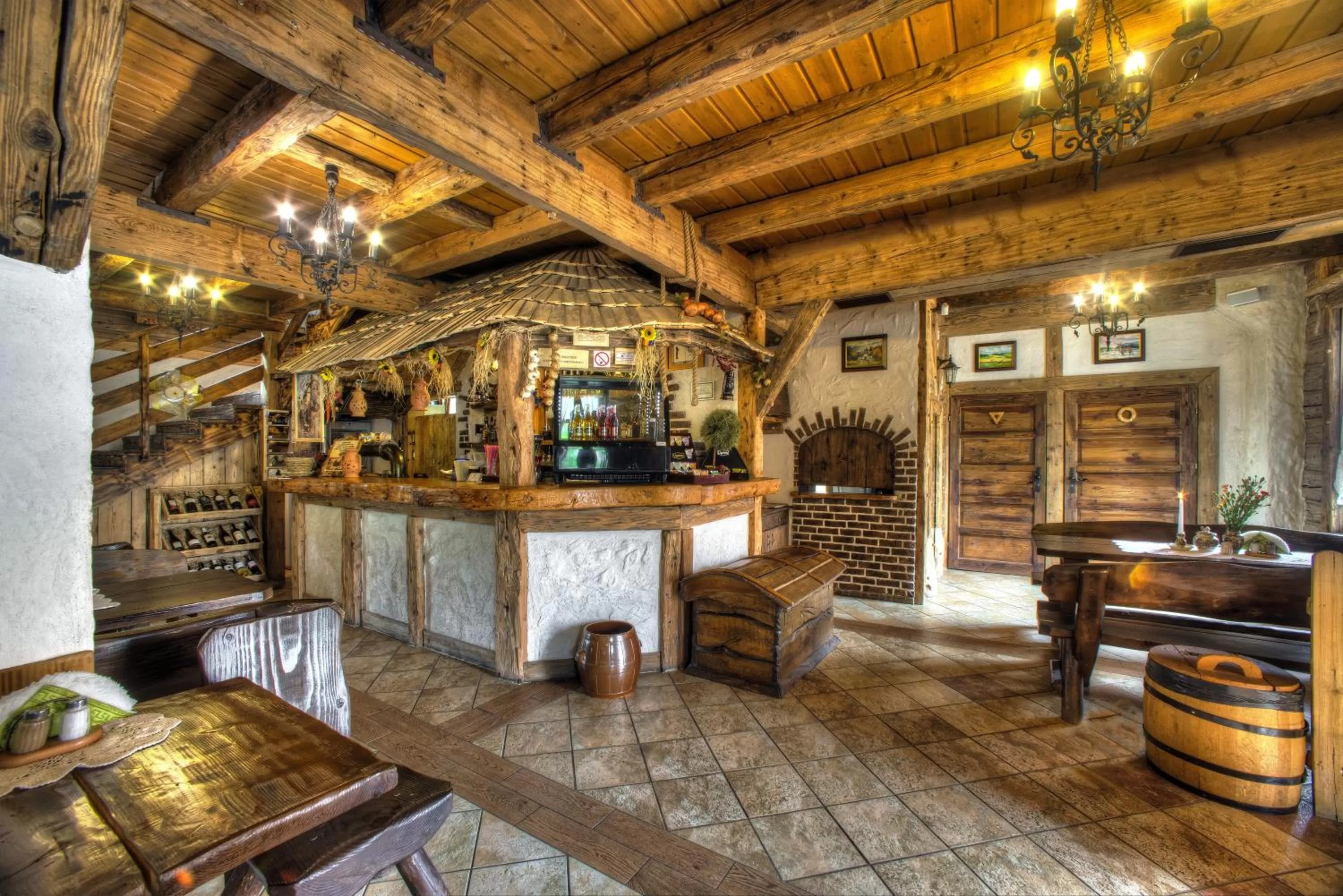 Lobby or reception, Lounge/Bar in Dworek Sanocki