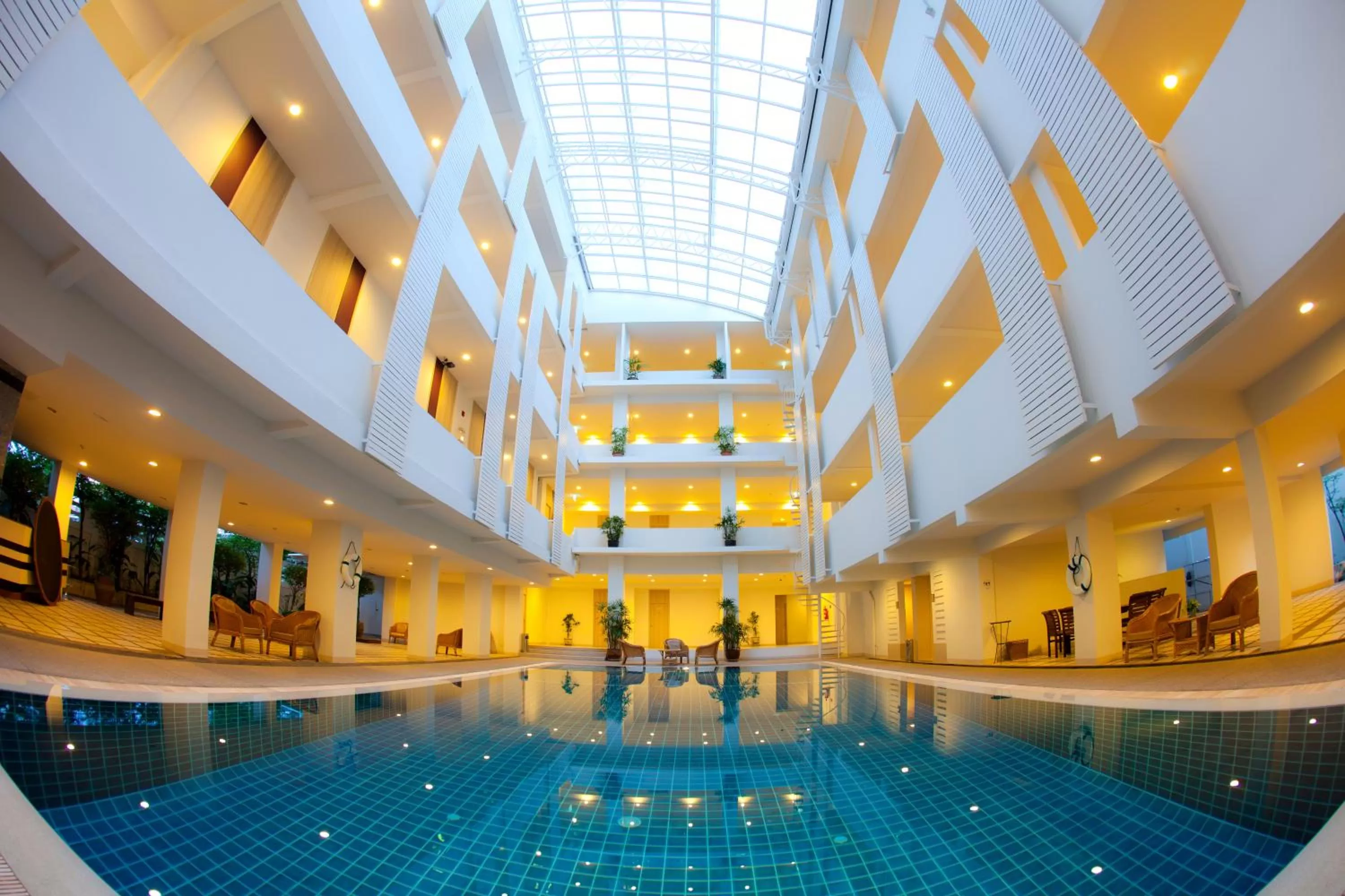 Swimming pool in Trang Hotel Bangkok - SHA Plus