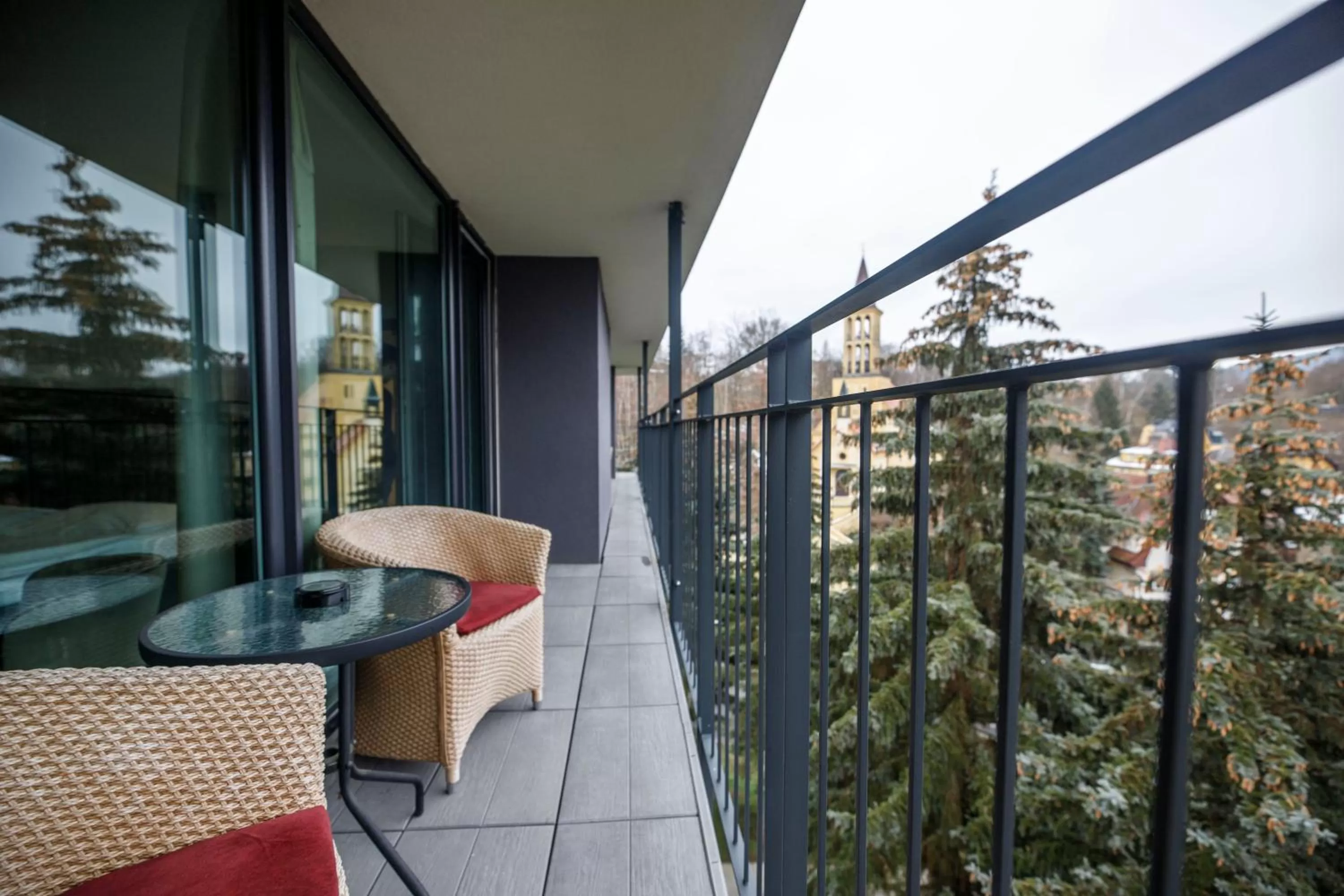 Patio in Parkhotel Carlsbad Inn