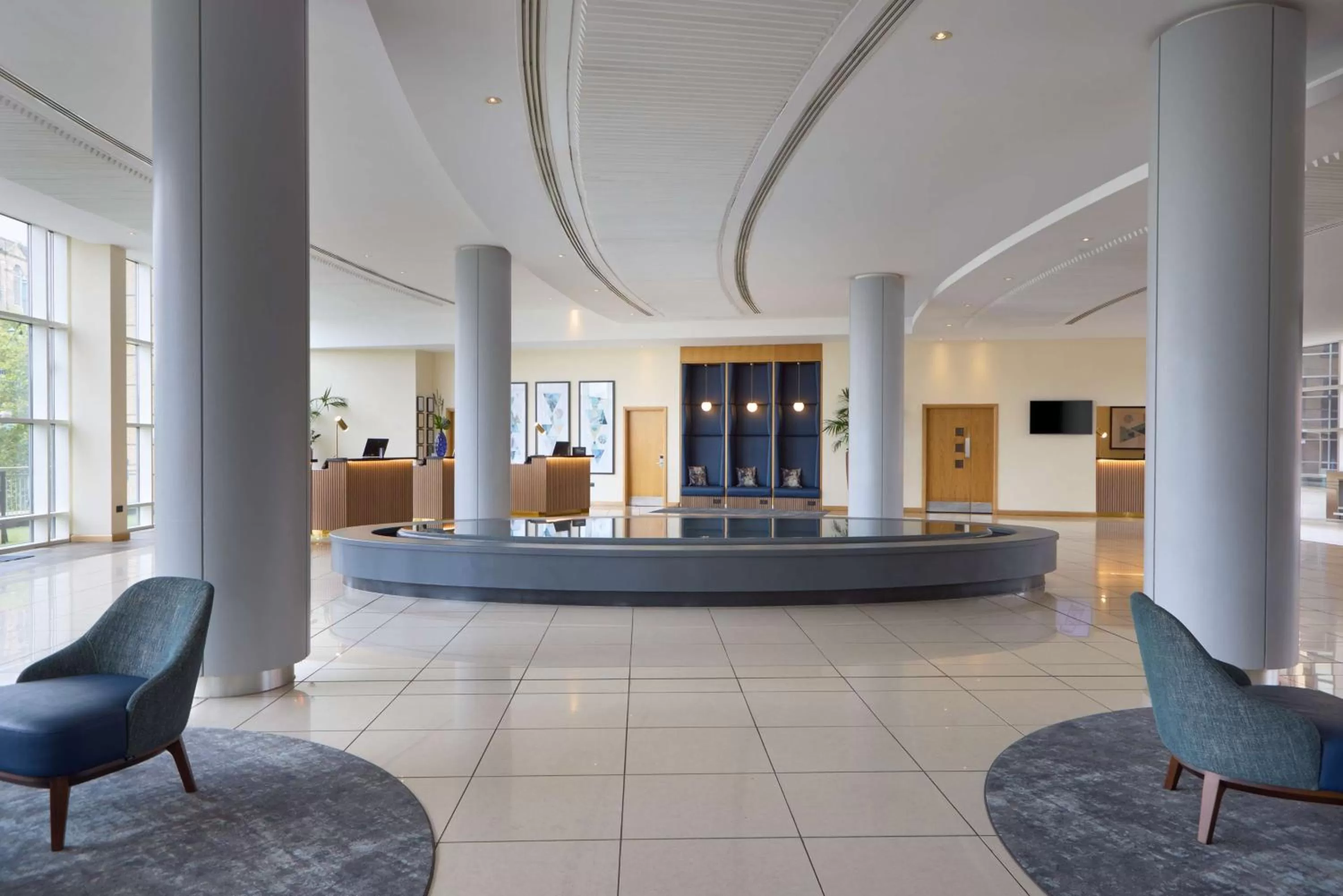Lobby or reception in Hilton Newcastle Gateshead