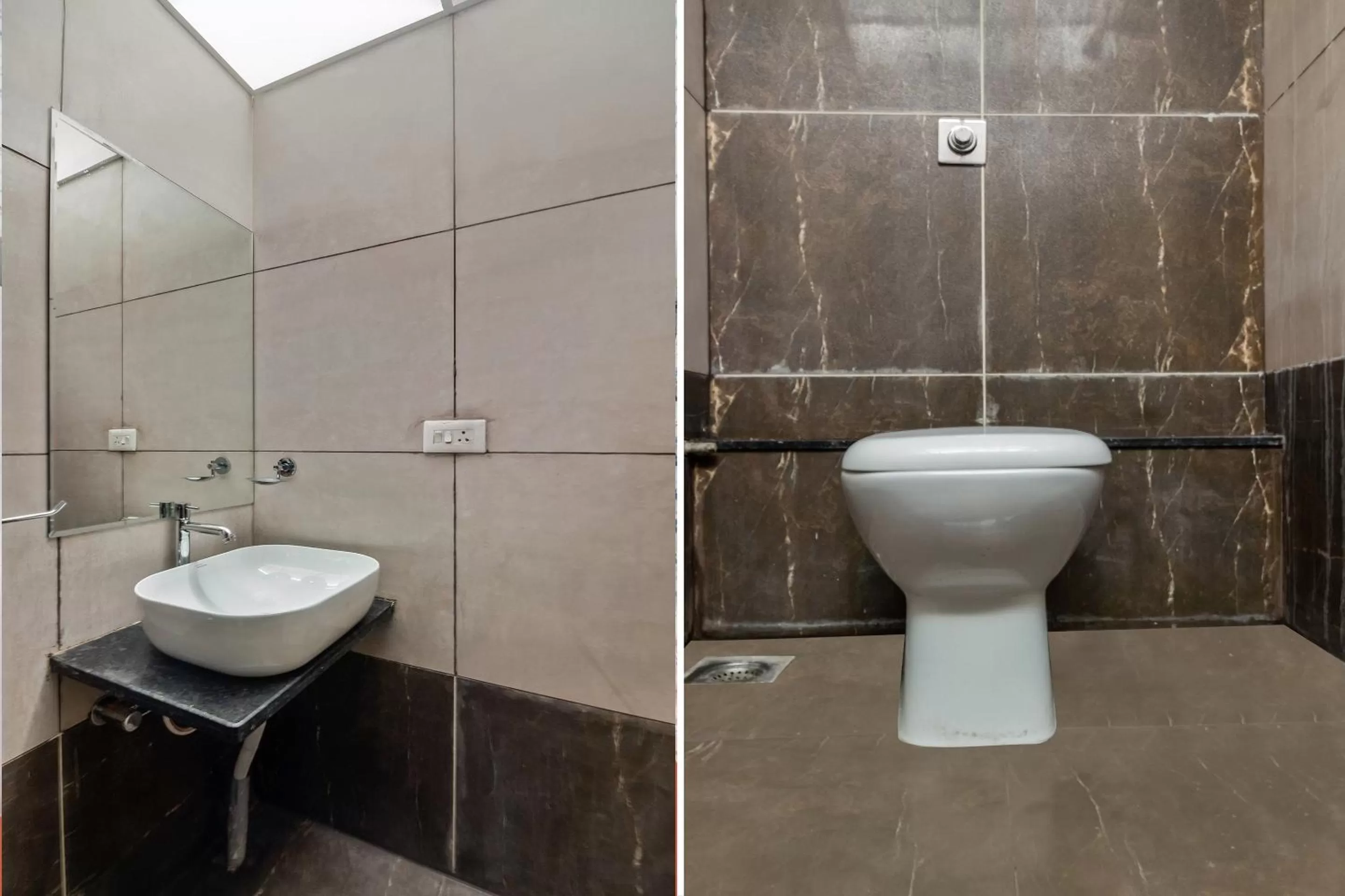 Bathroom in Hotel Om Inn - Talegaon Dabhade