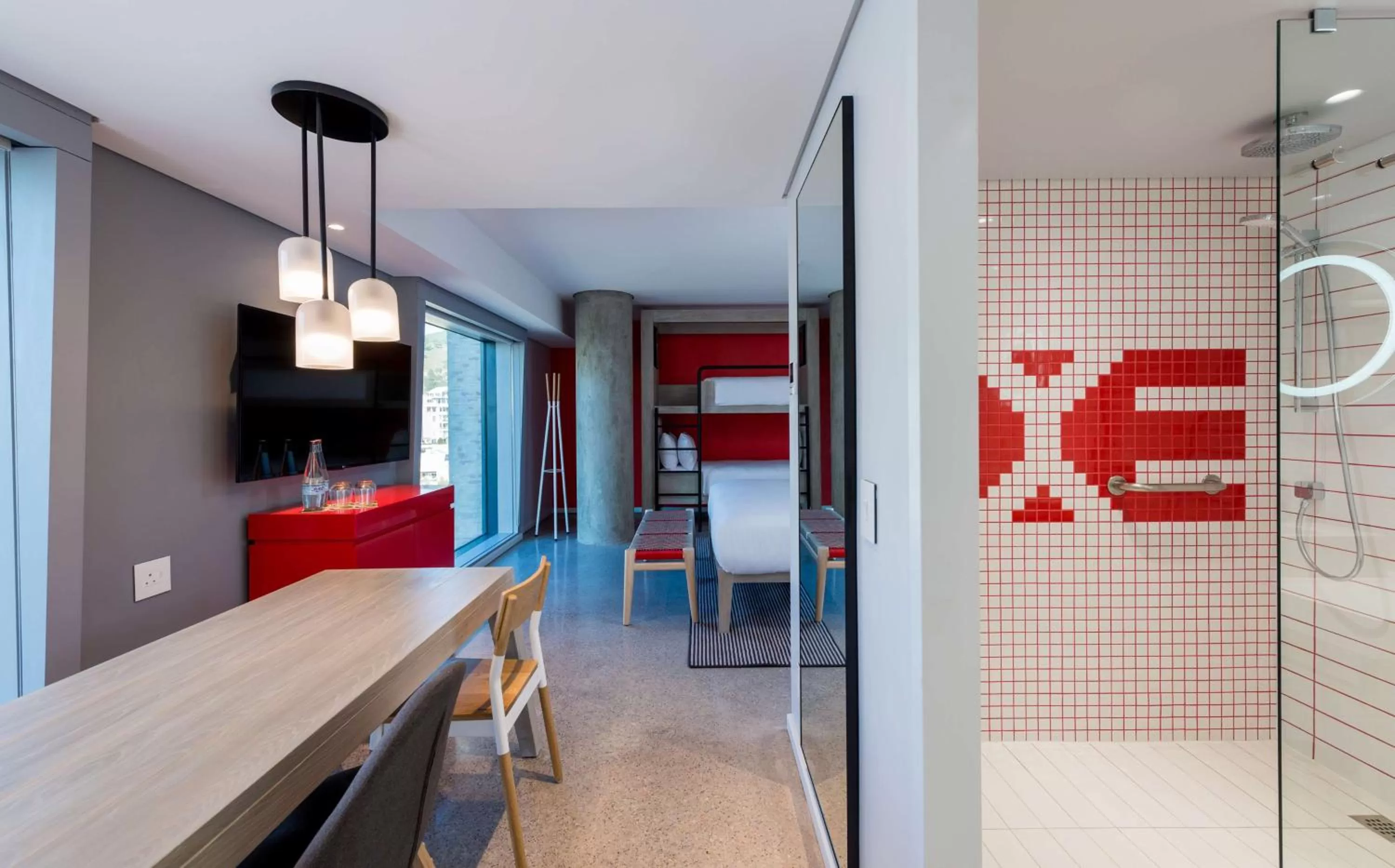 Superior Family Room with Mountain View in Radisson RED Hotel V&A Waterfront Cape Town