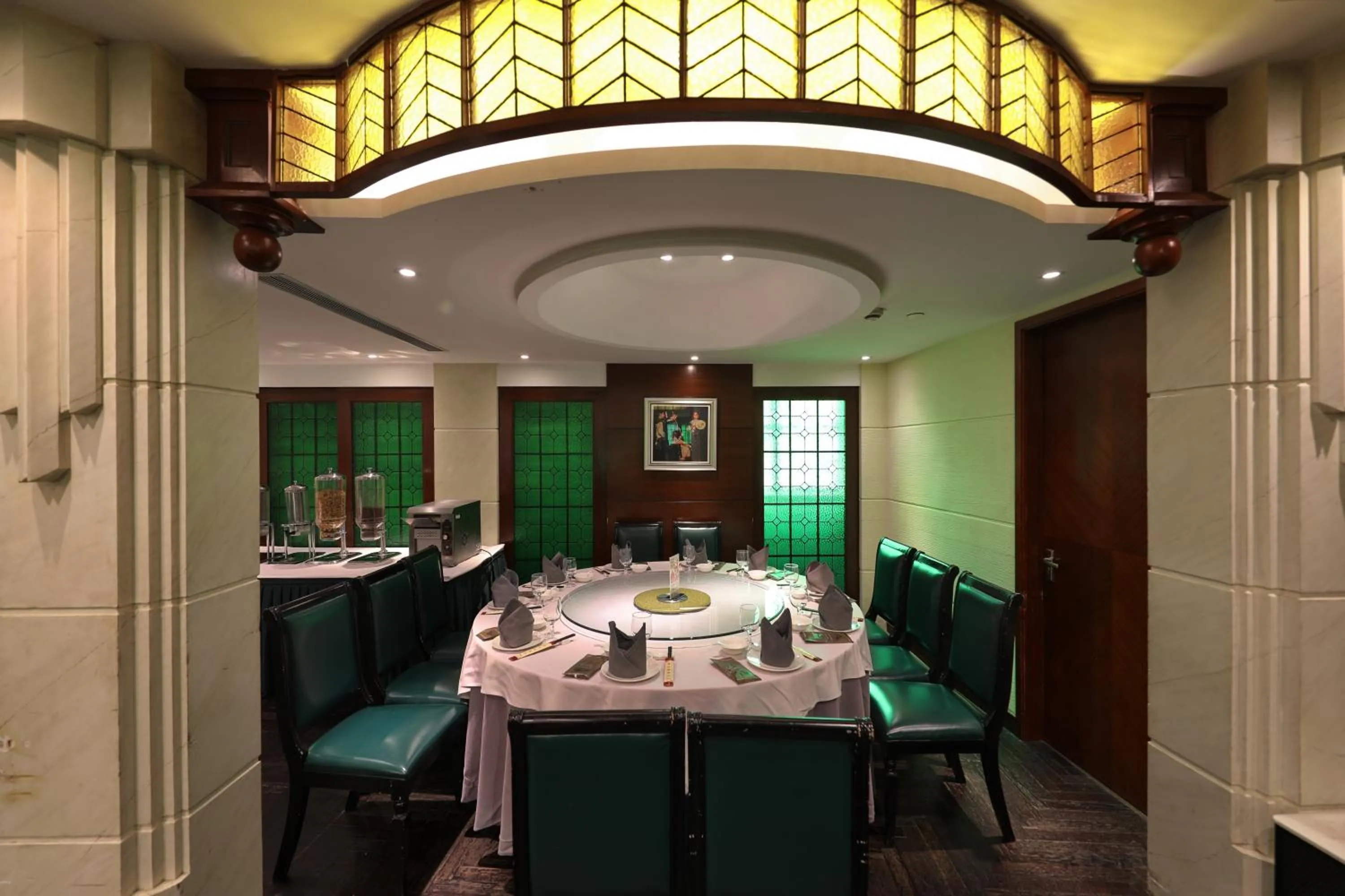 Dining area in Seventh Heaven Hotel