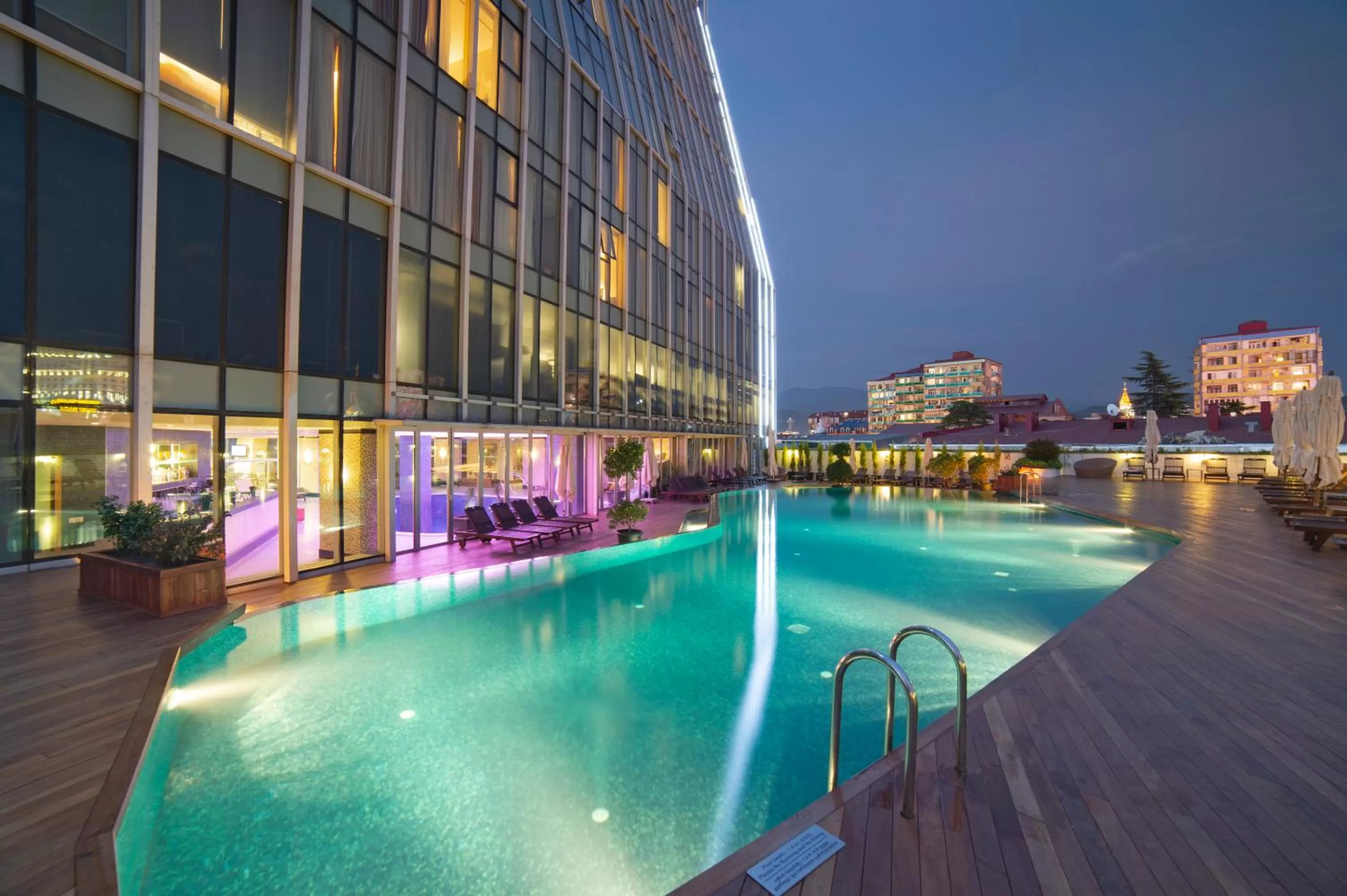 Swimming pool in Radisson Blu Hotel Batumi