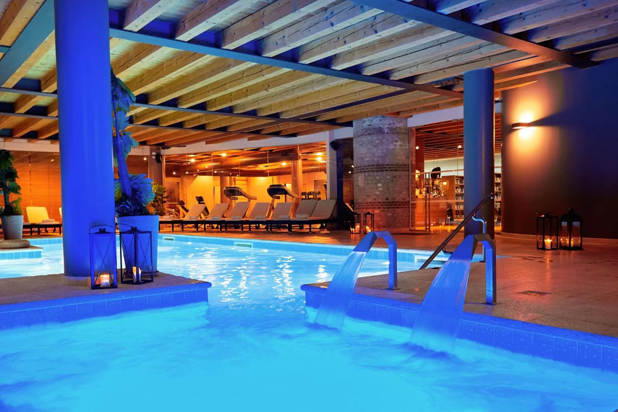 Spa and wellness centre/facilities in Hotel Veronesi La Torre