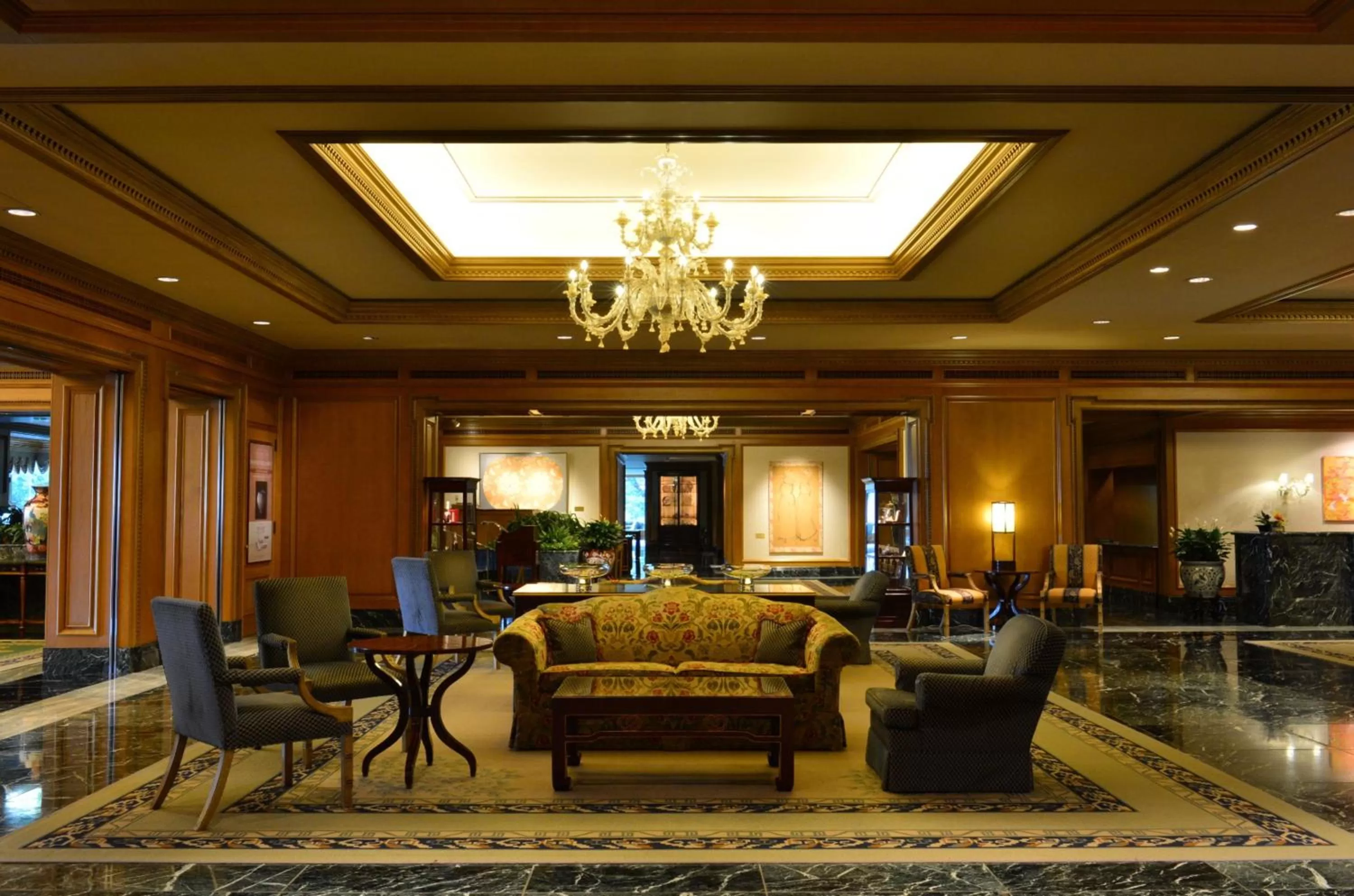 Lobby or reception in Hotel Chinzanso Tokyo