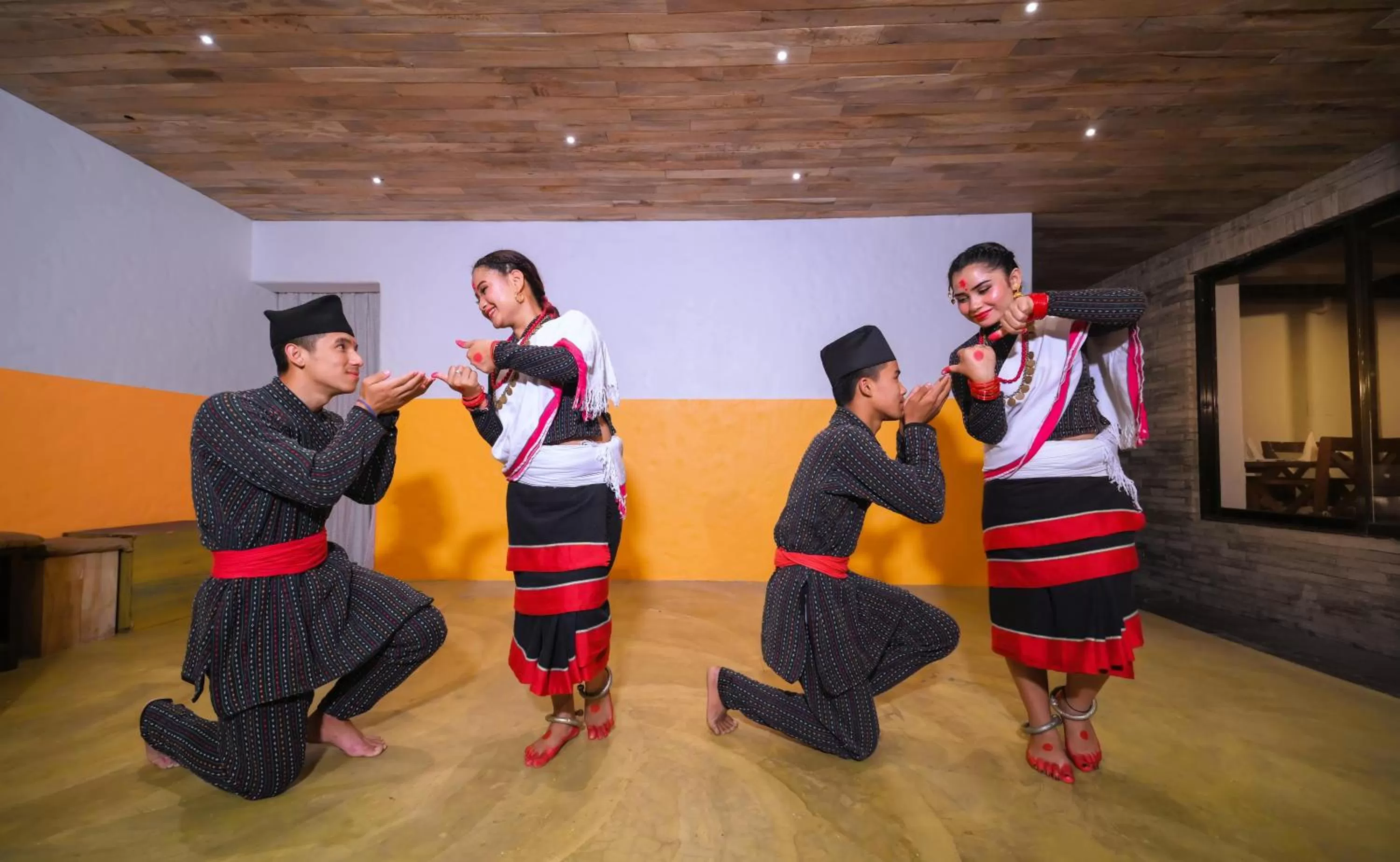 Evening entertainment in Hotel Barahi Pokhara