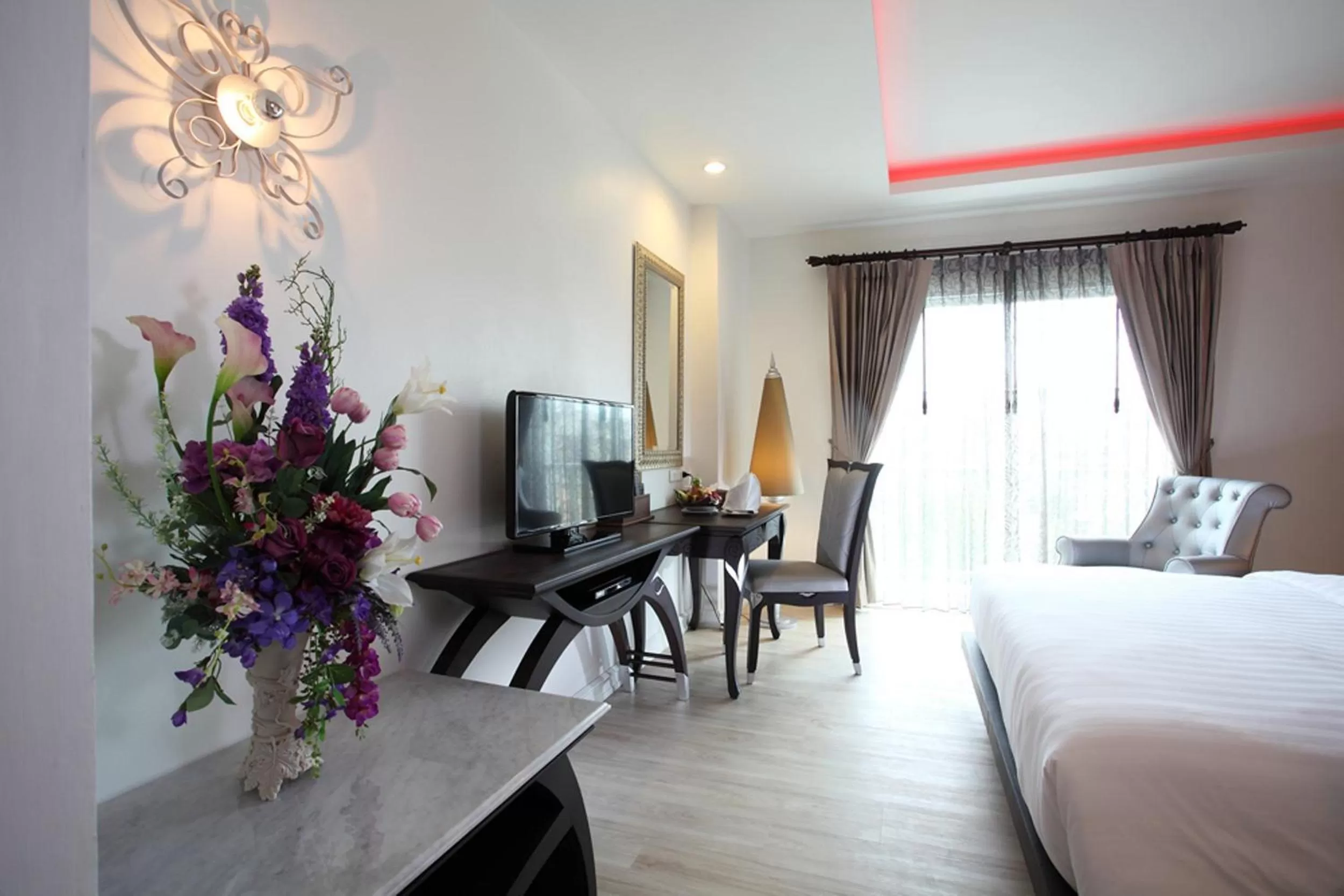 TV and multimedia, Bed in Chillax Resort