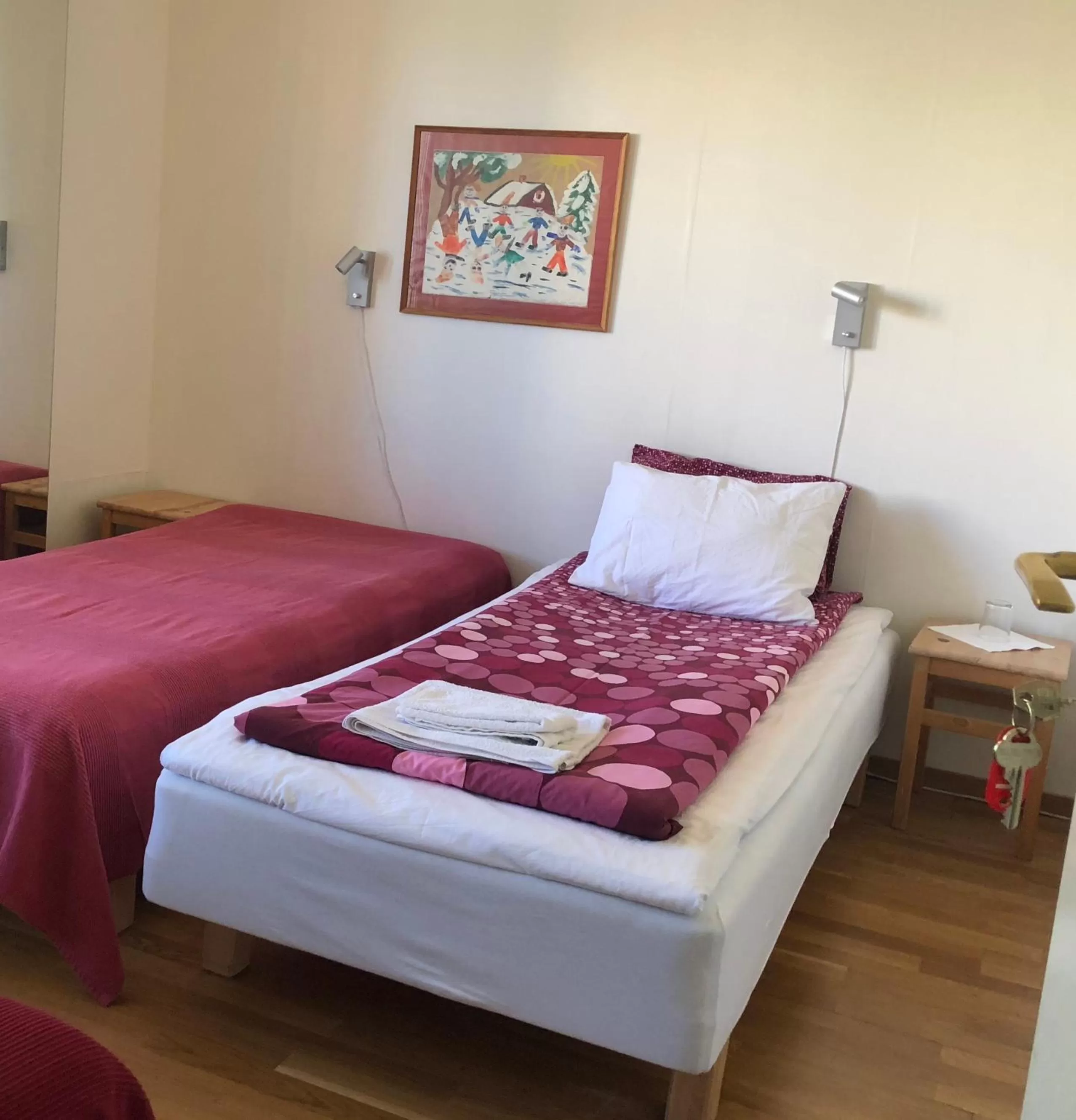 Bed in Sven Fredriksson Bed & Breakfast