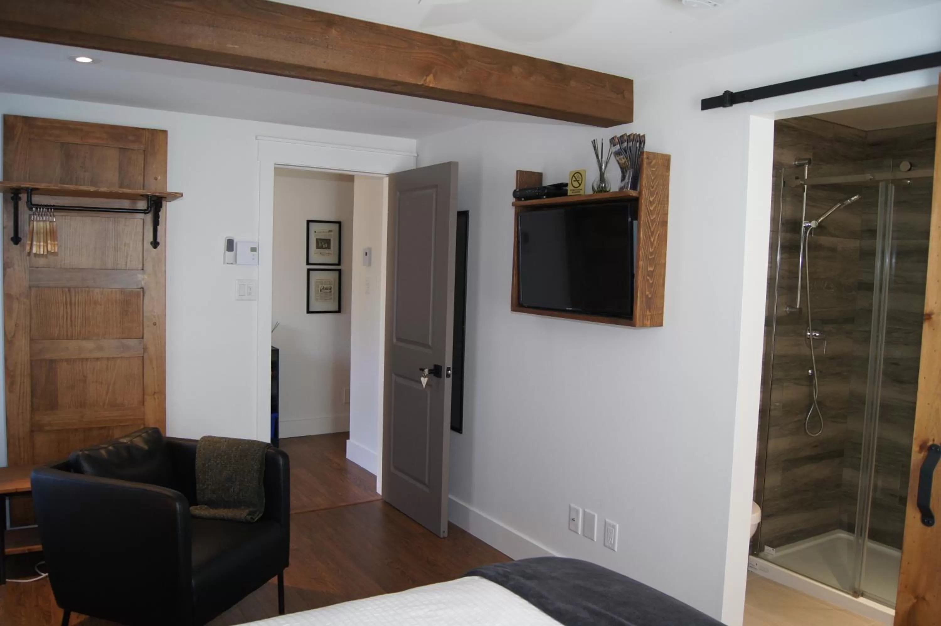 Photo of the whole room, Bed in Restaurant et Gite Les Passionnés