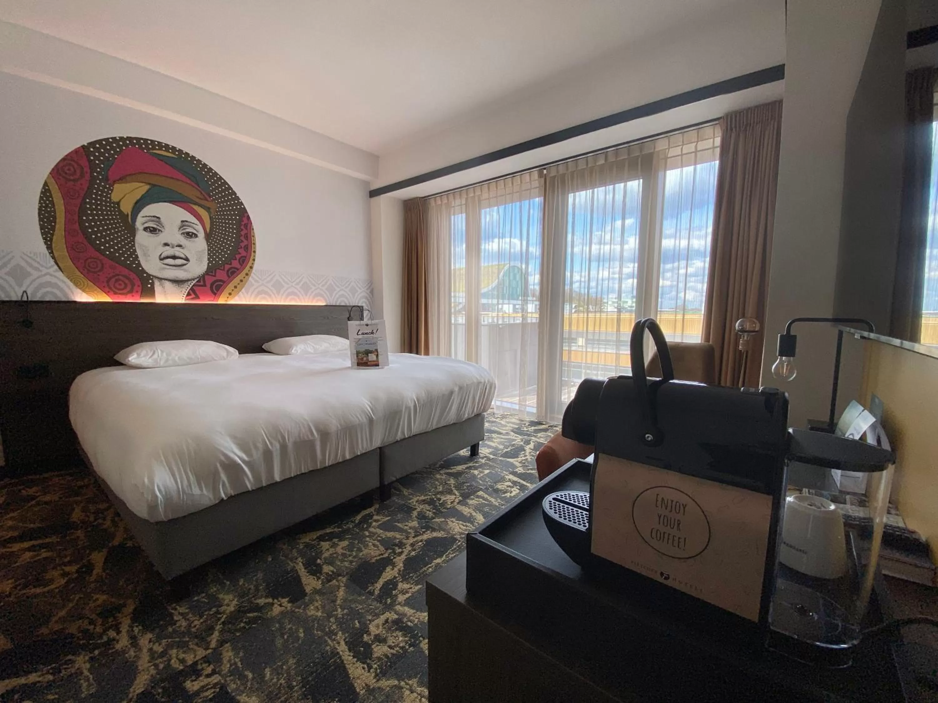 Photo of the whole room, Bed in Fletcher Hotel-Restaurant ByZoo Emmen