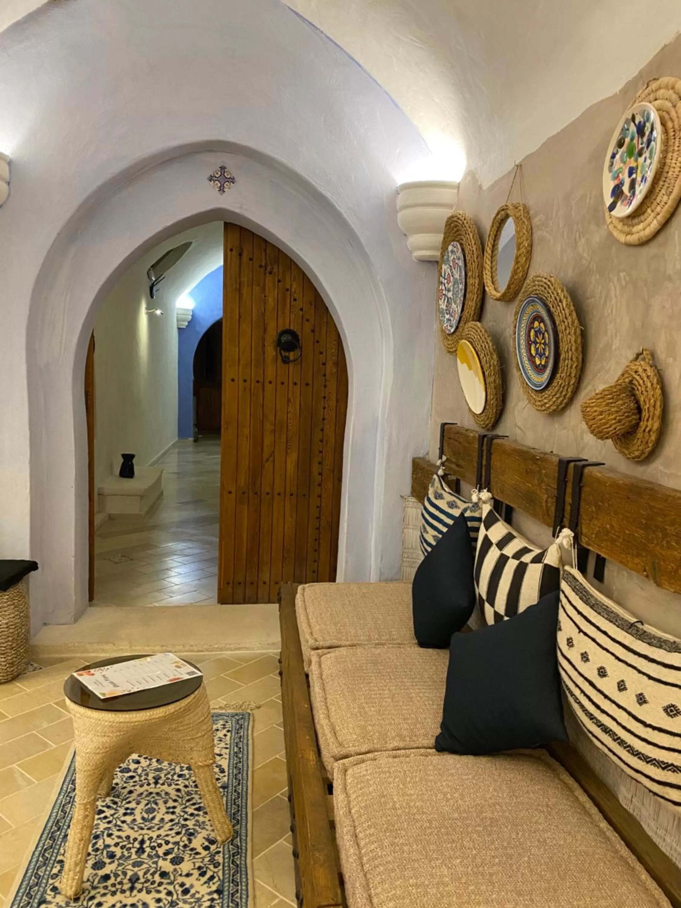 Seating area in Hôtel Djerba Authentique - Au centre de Midoun