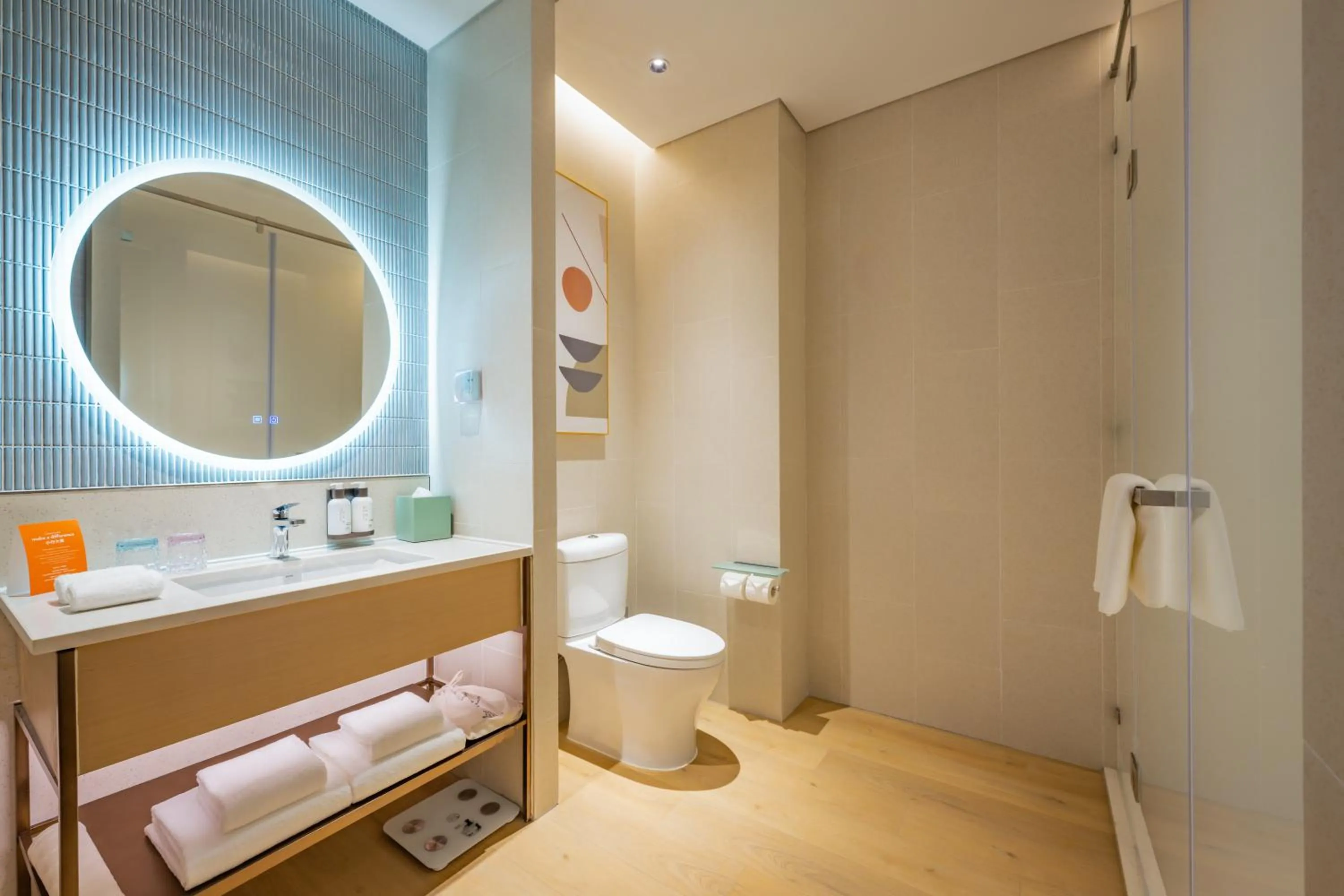 Toilet in EVEN Hotels Shanghai Expo by IHG