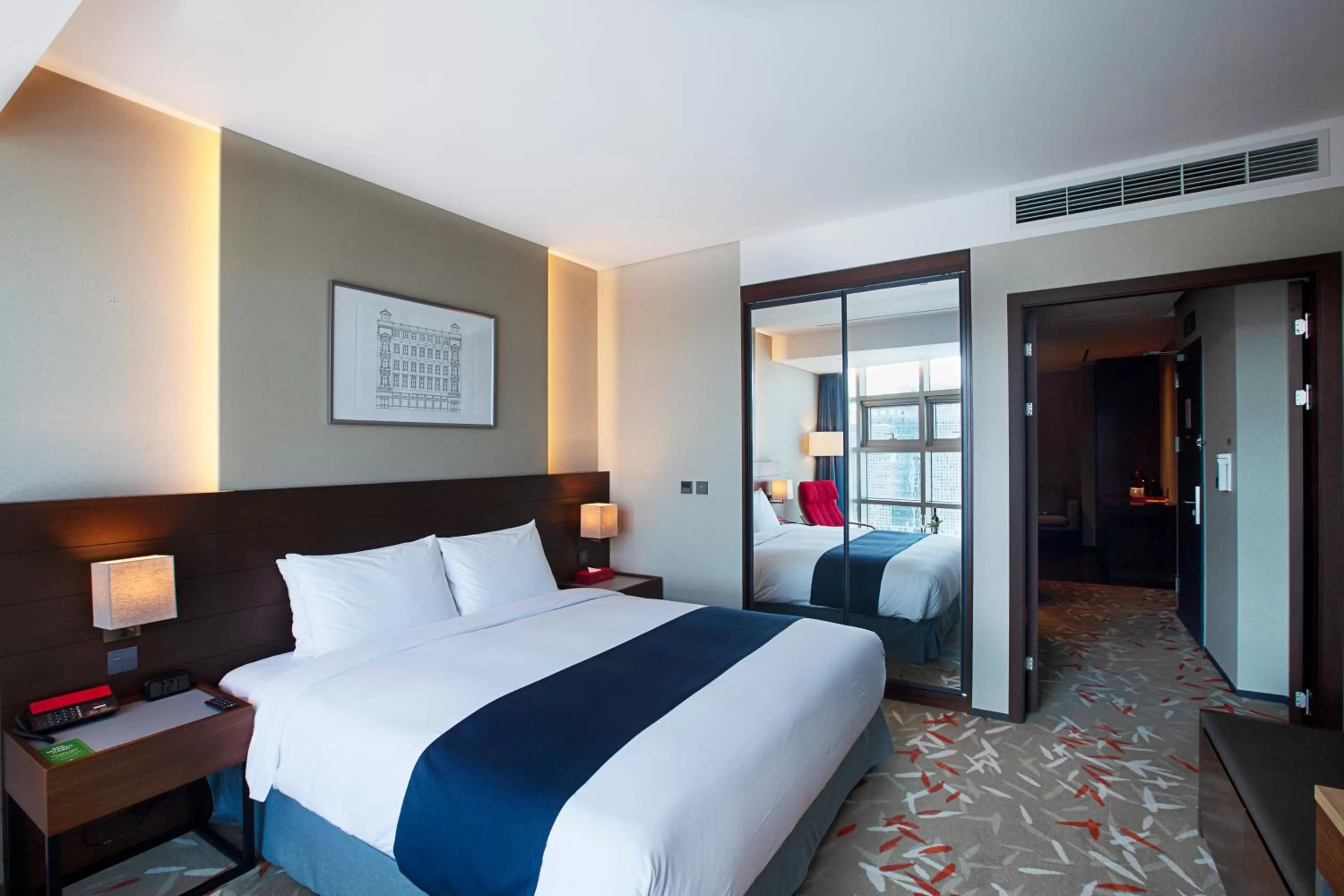 Bed in ASTI Hotel Busan Station