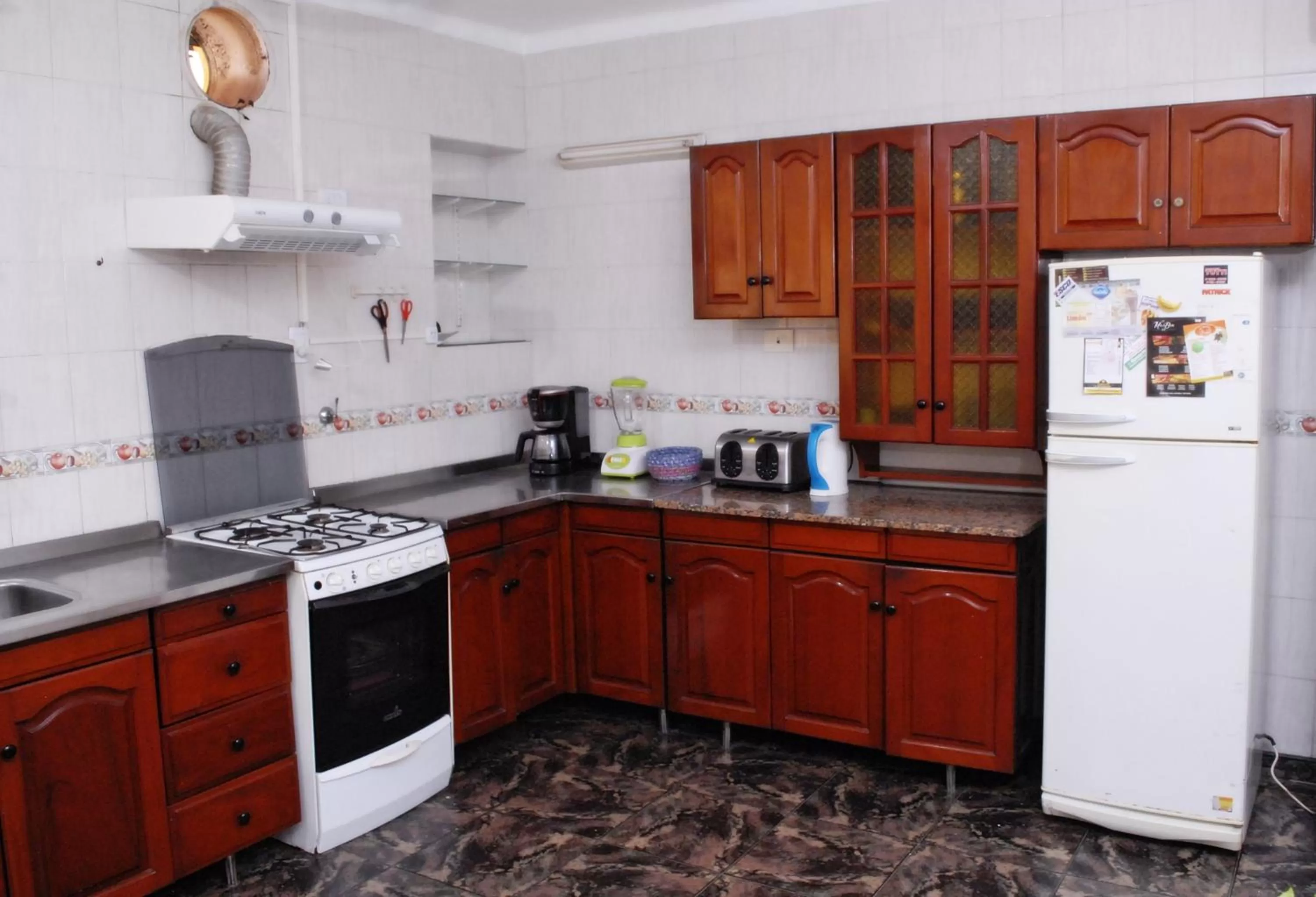 Communal kitchen in La Rojarilla