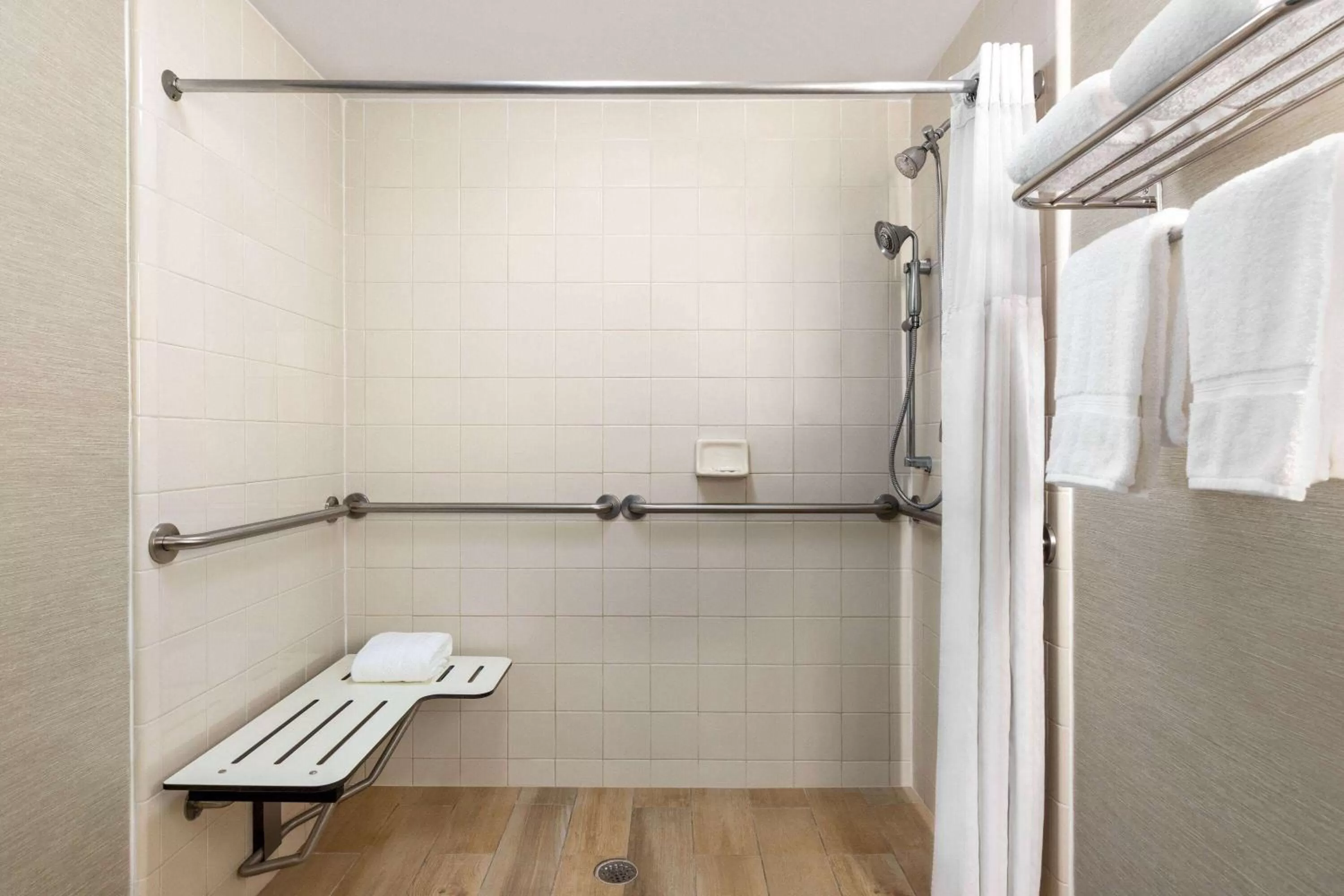 Shower in Wingate by Wyndham Port Wentworth Savannah Area