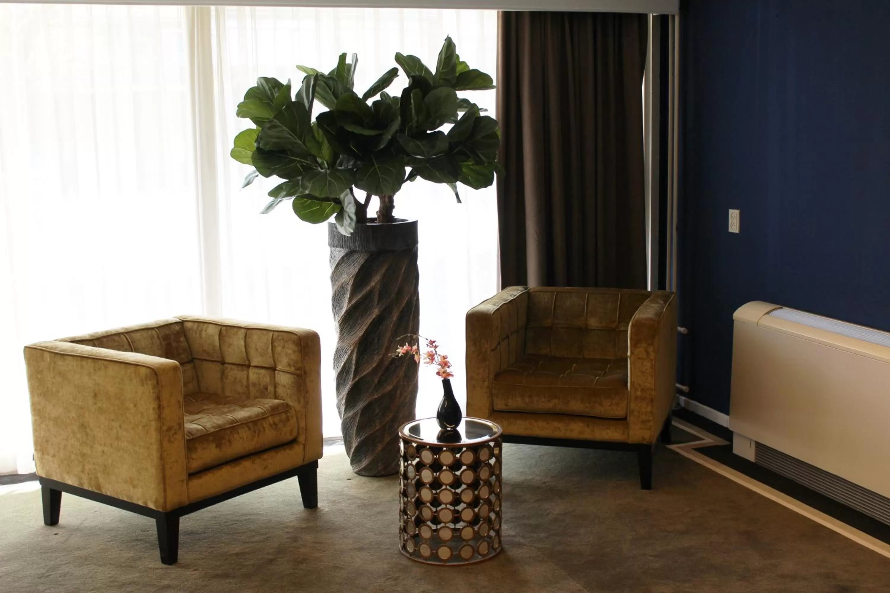 Seating area in Fletcher Hotel Restaurant Loosdrecht-Amsterdam