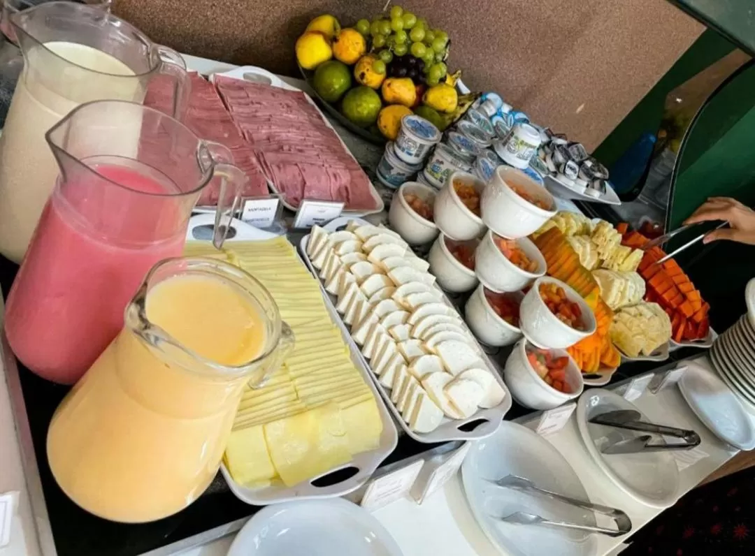 Continental breakfast in Ponta Negra Flat Confort 18 Andar