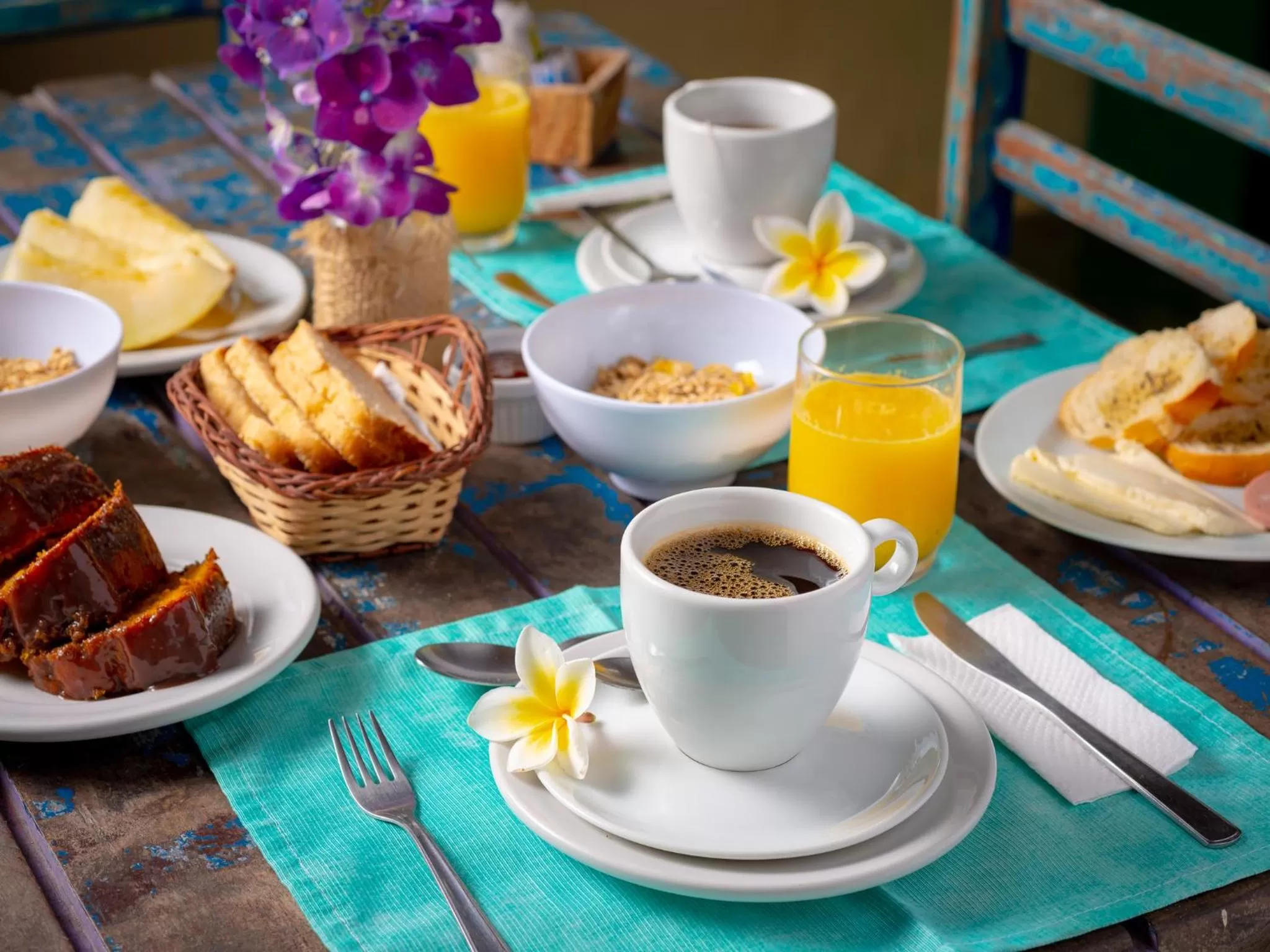 Food and drinks, Breakfast in Pousada da Rosa