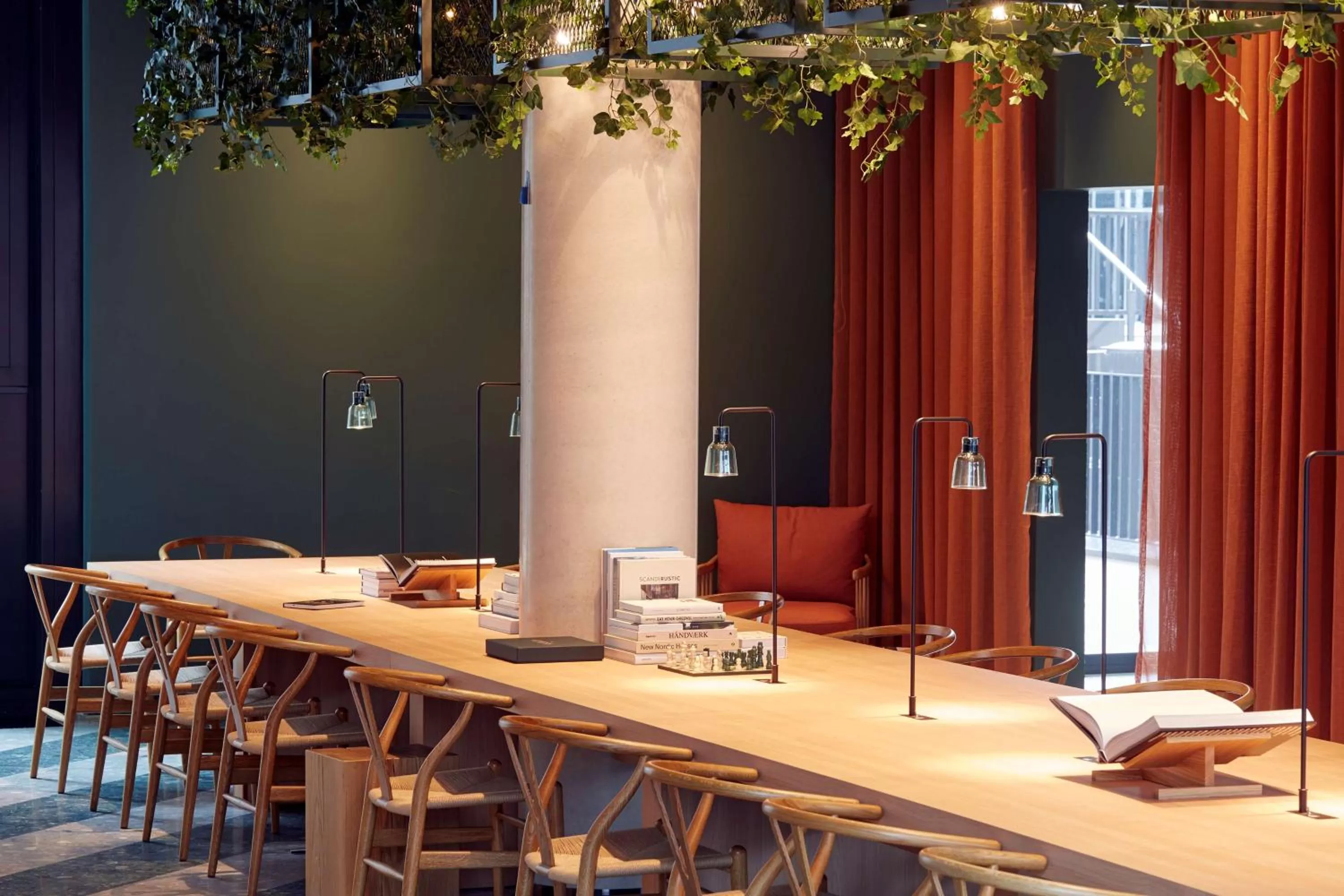 Lobby or reception in Scandic Frankfurt Hafenpark