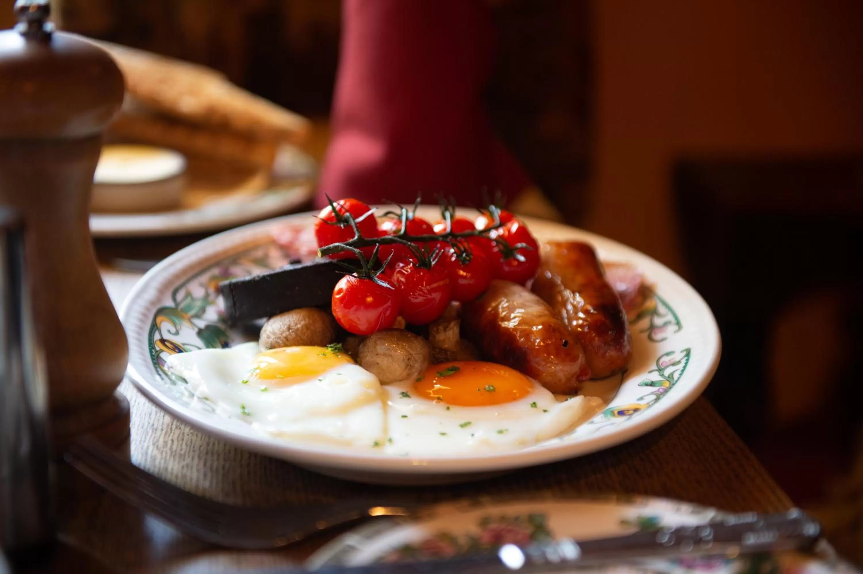 English/Irish breakfast in The Withies Inn