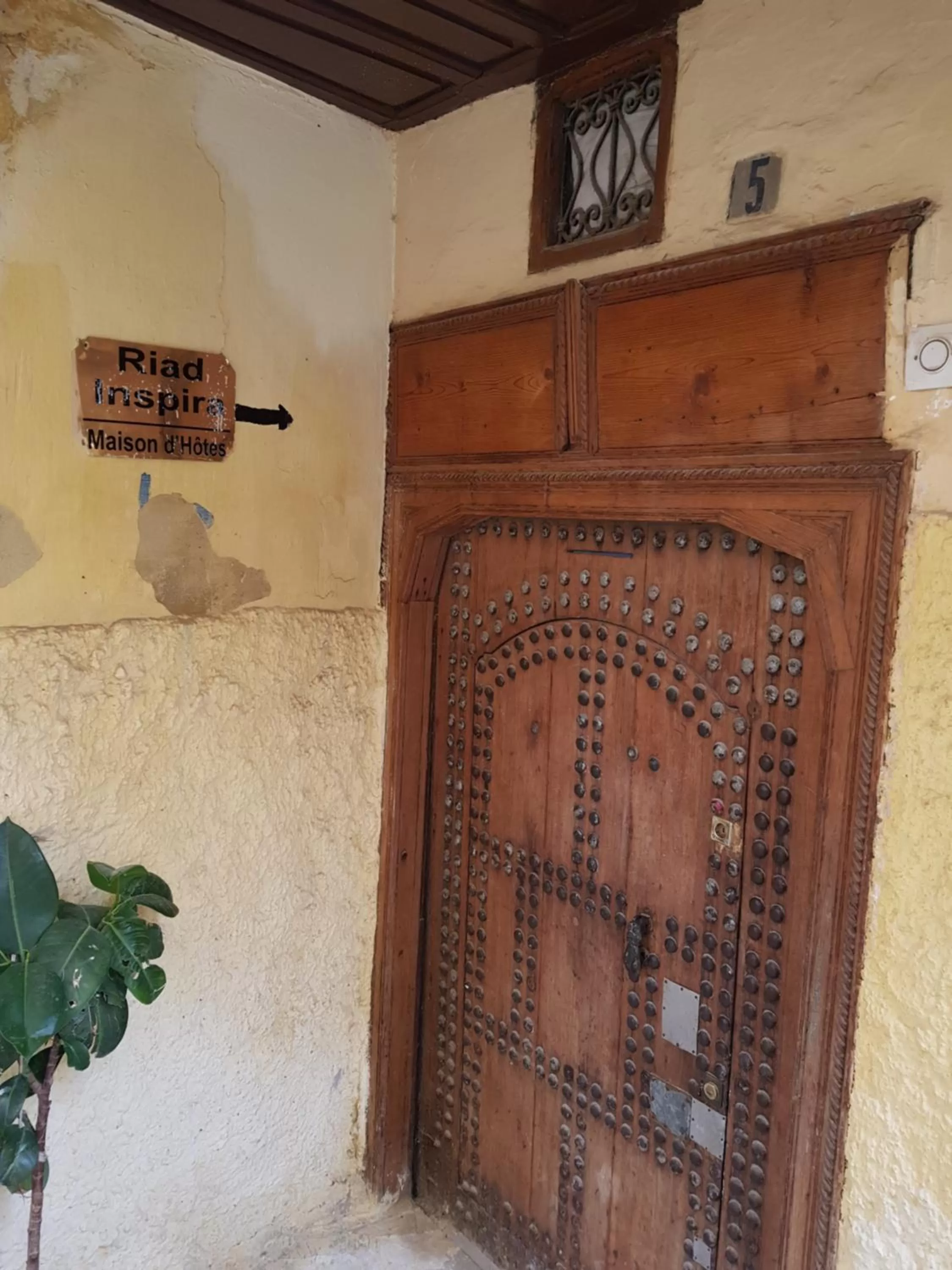 Facade/entrance in Riad Inspira