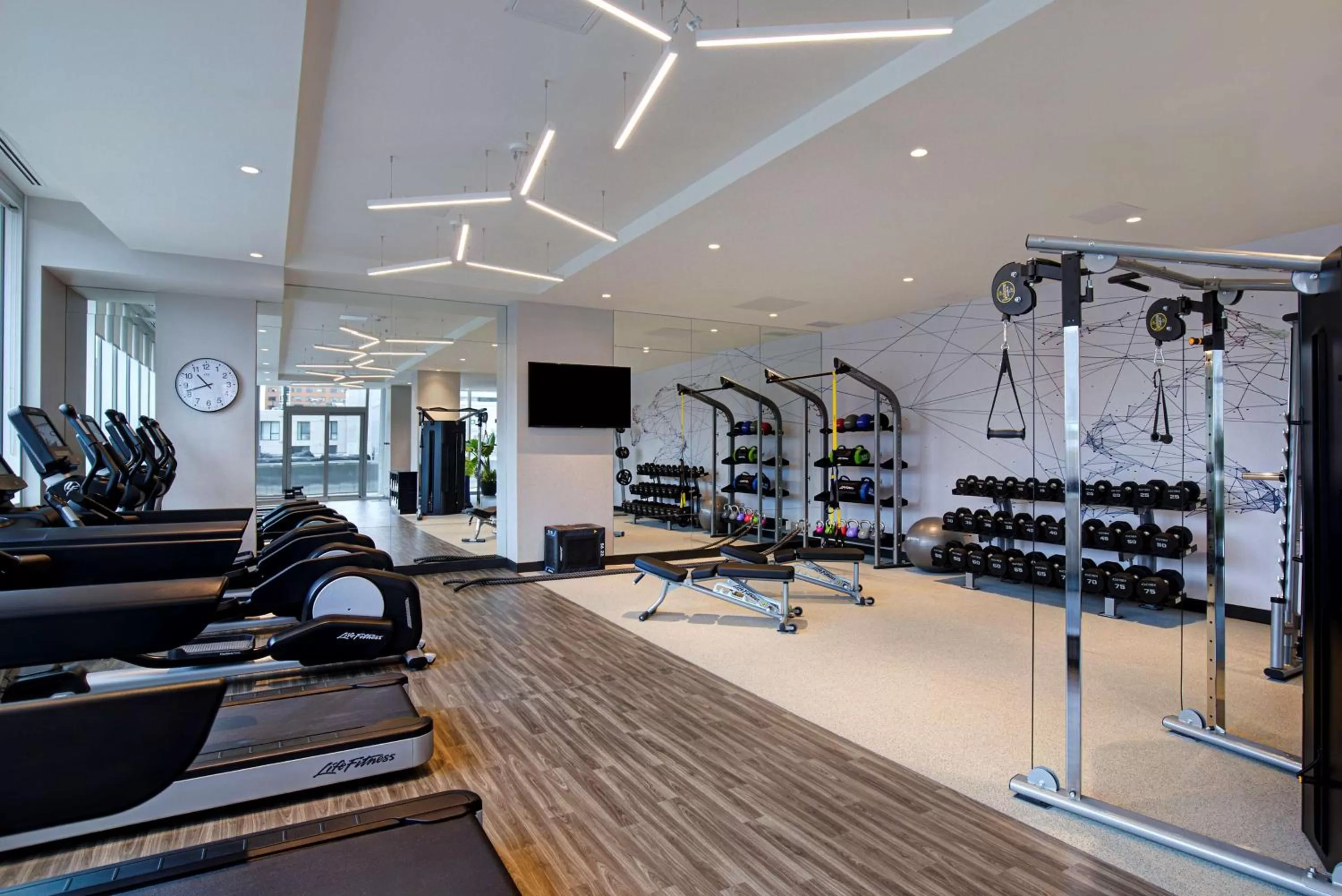 Fitness centre/facilities in Homewood Suites By Hilton Montreal Downtown