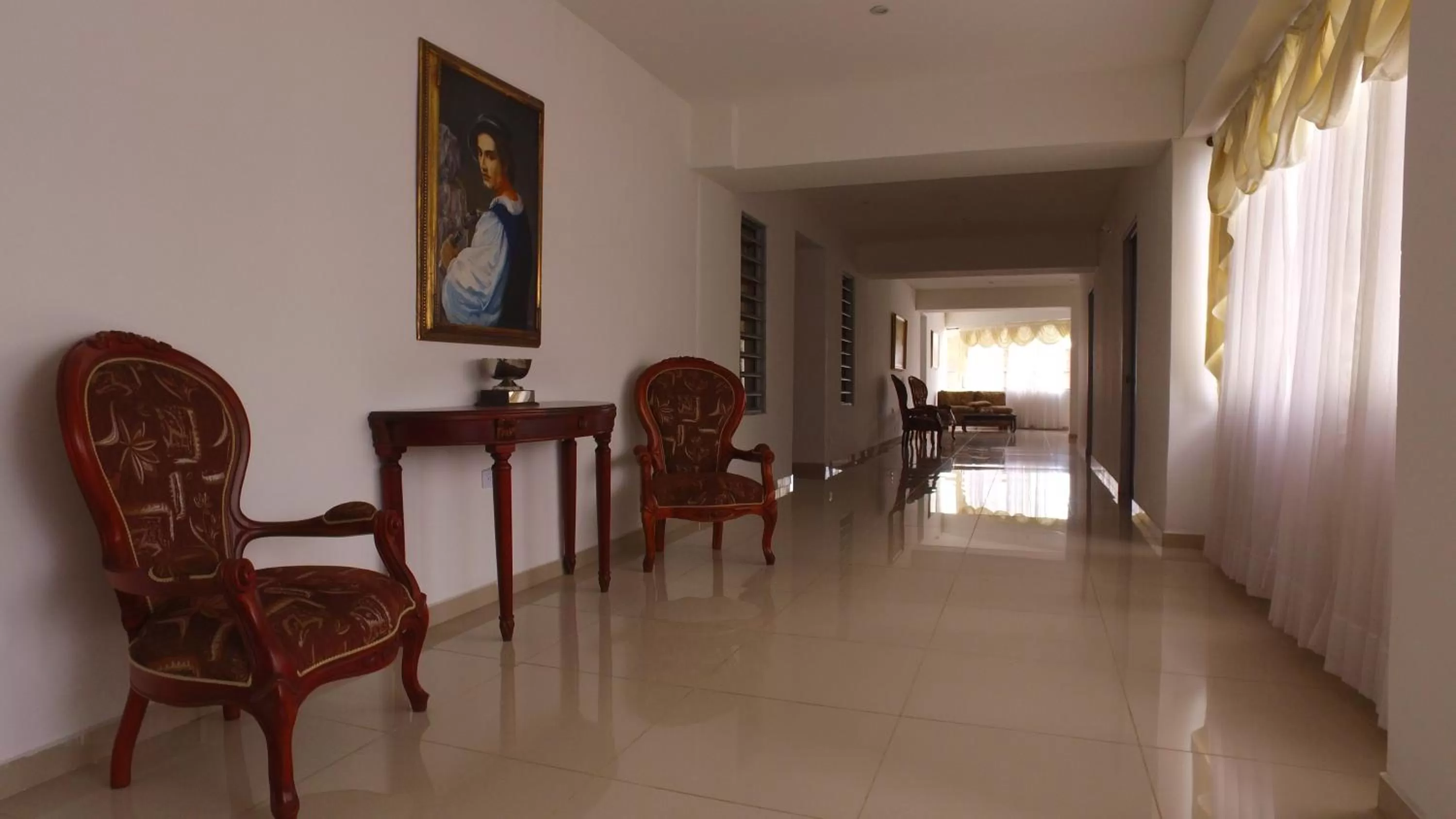 Decorative detail, Seating Area in Hotel Cafe Plaza