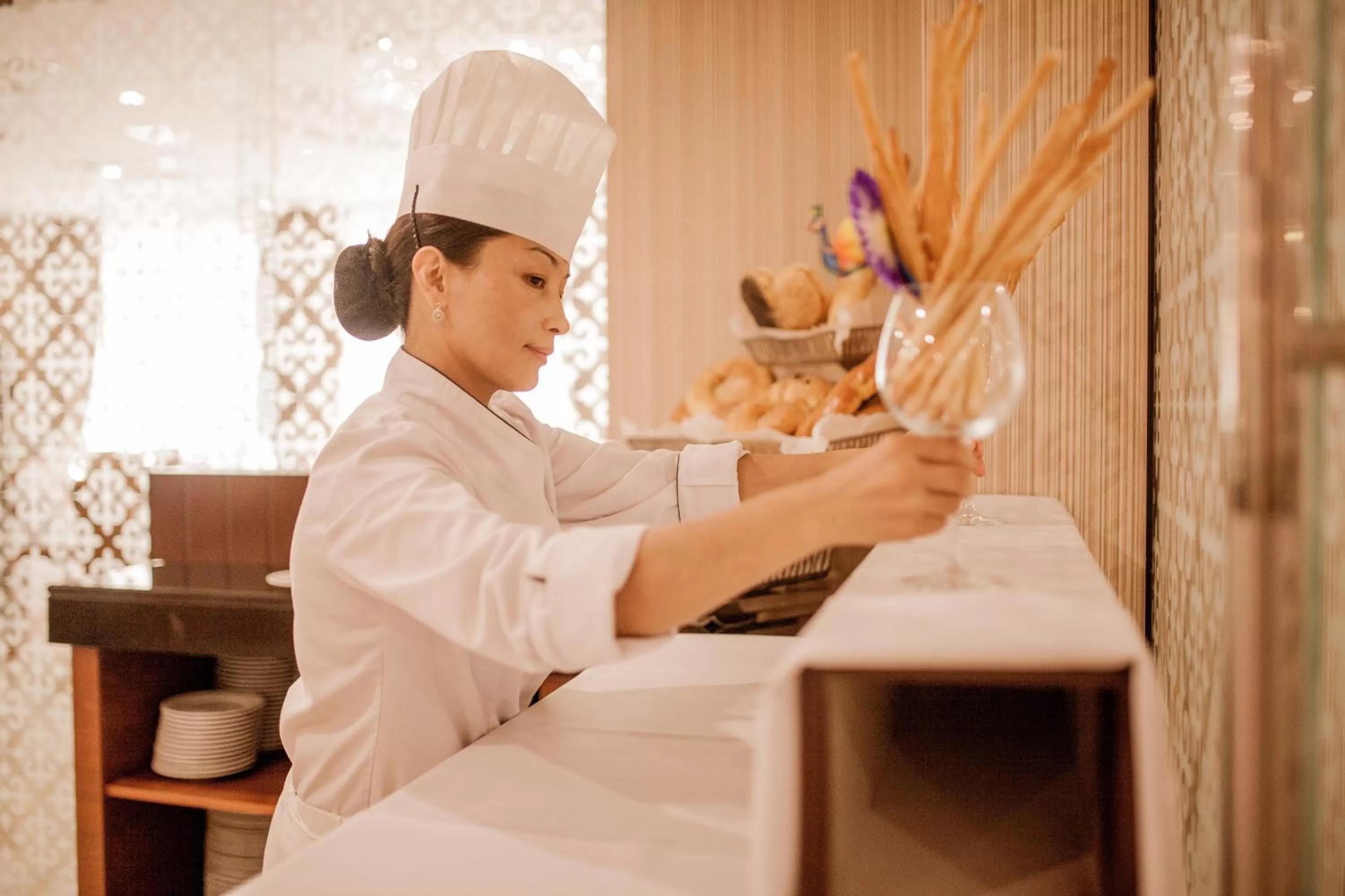 Buffet breakfast in Ramada by Wyndham Almaty