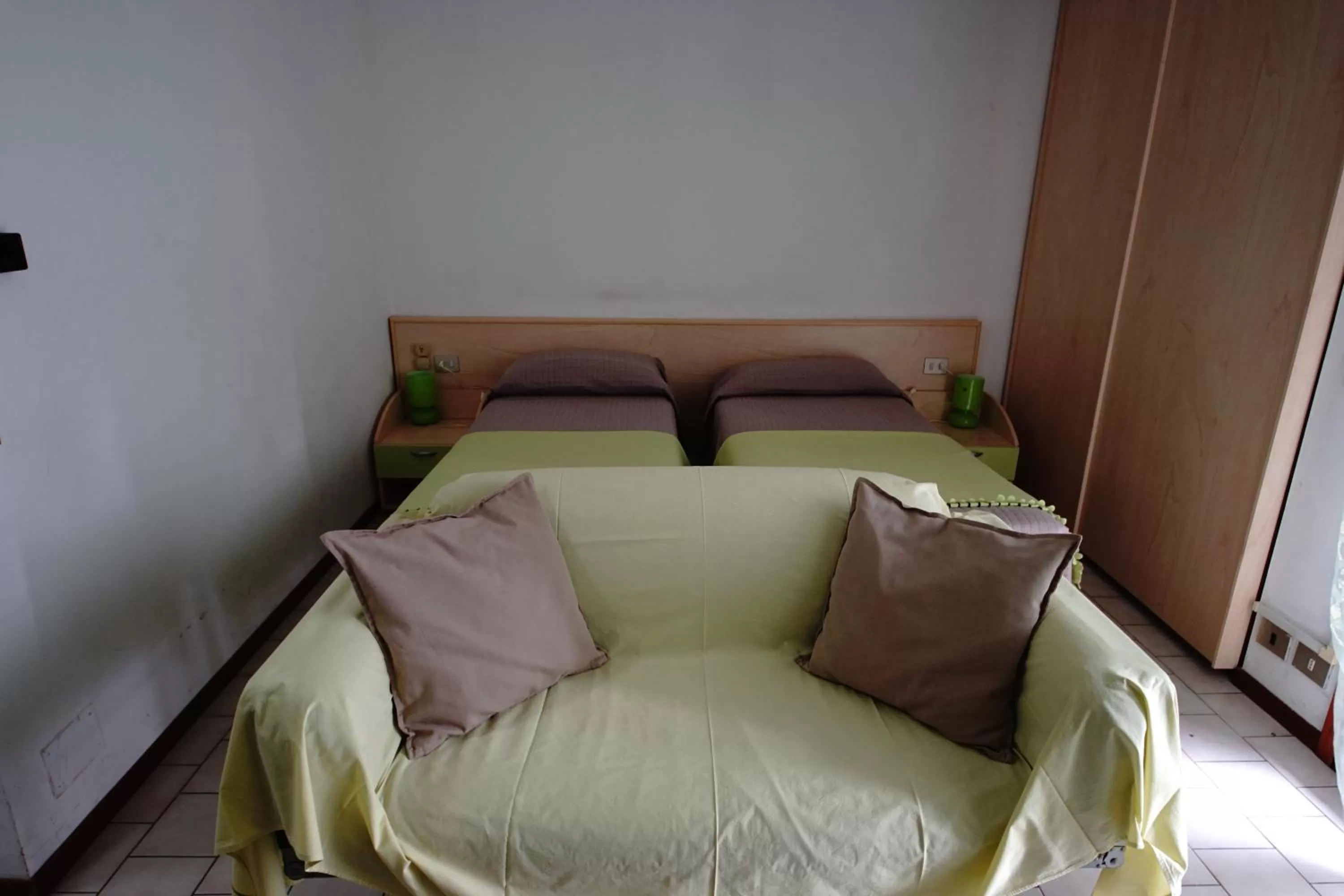 Bedroom, Bed in Parmigianino Apartments