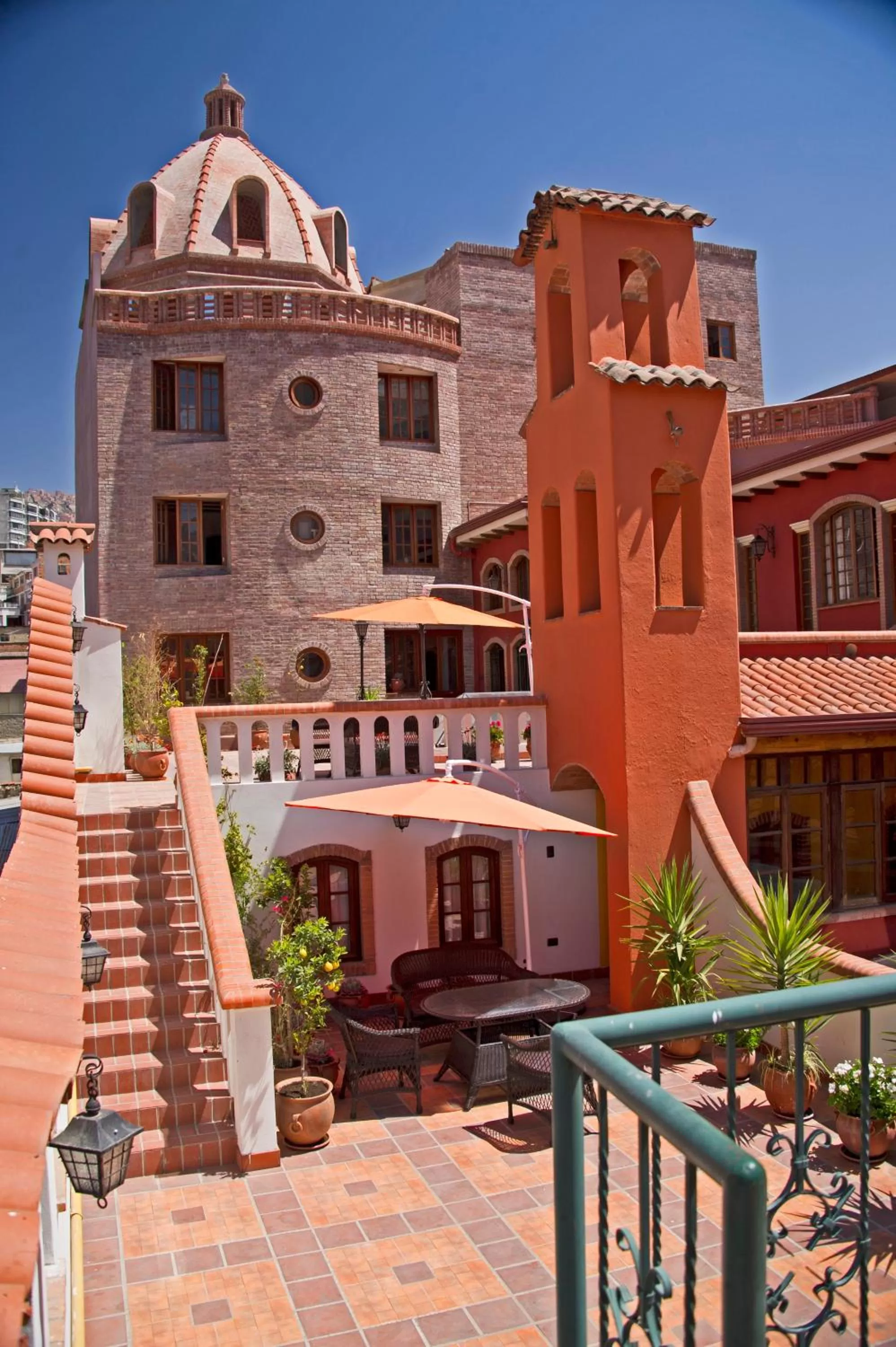 Property building in La Casona Hotel Boutique