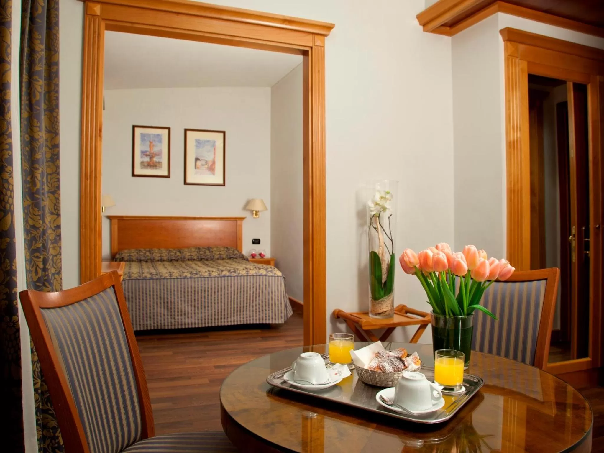 Bed in Hotel Diplomatic